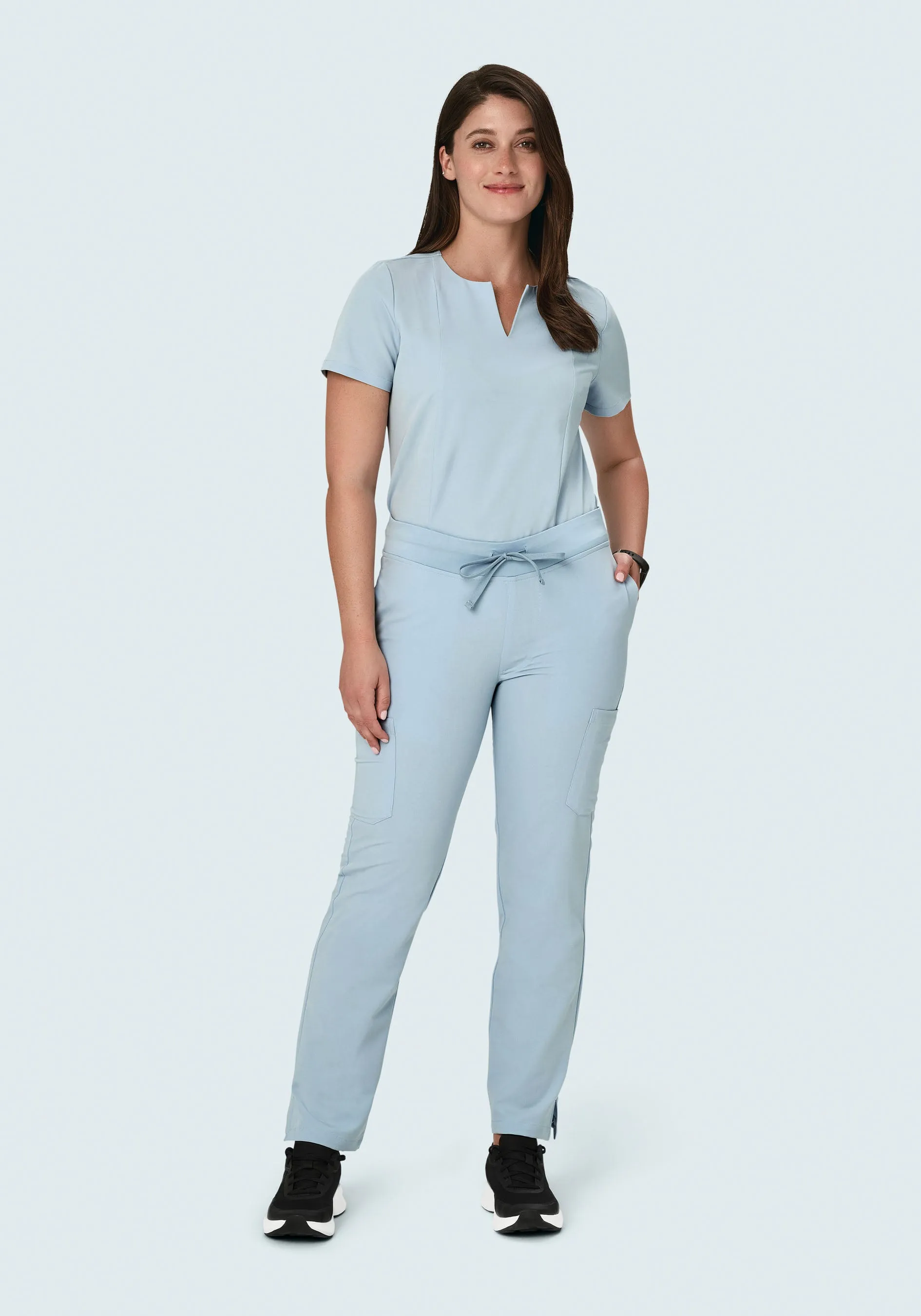 9 Pocket Cargo Pants Powder Blue