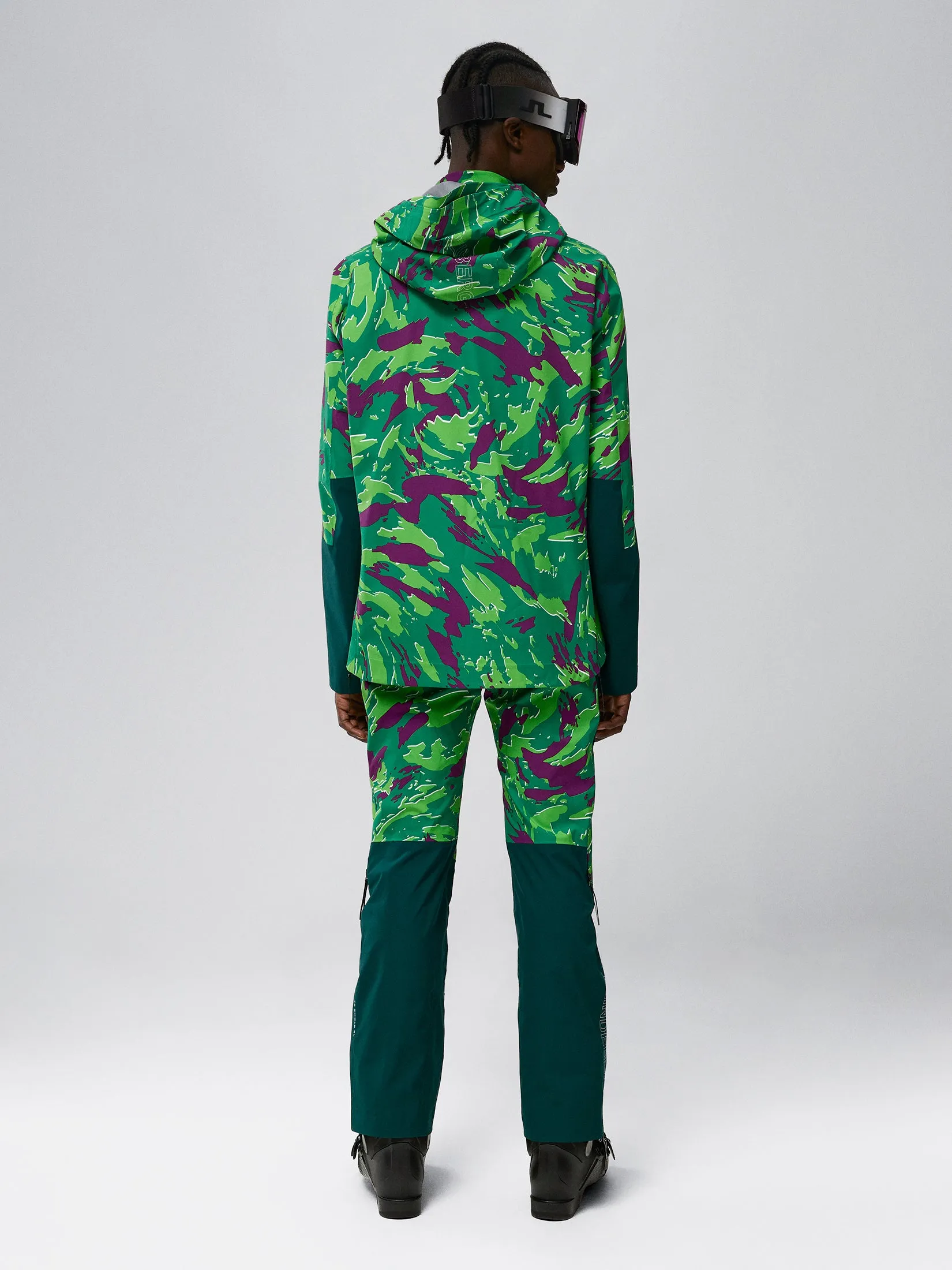 Aerial Pro Shell Jacket Print / Canimol Green