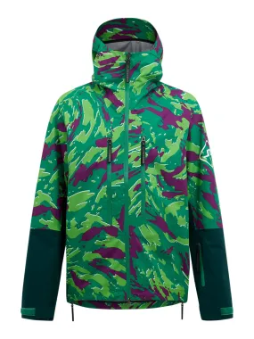 Aerial Pro Shell Jacket Print / Canimol Green