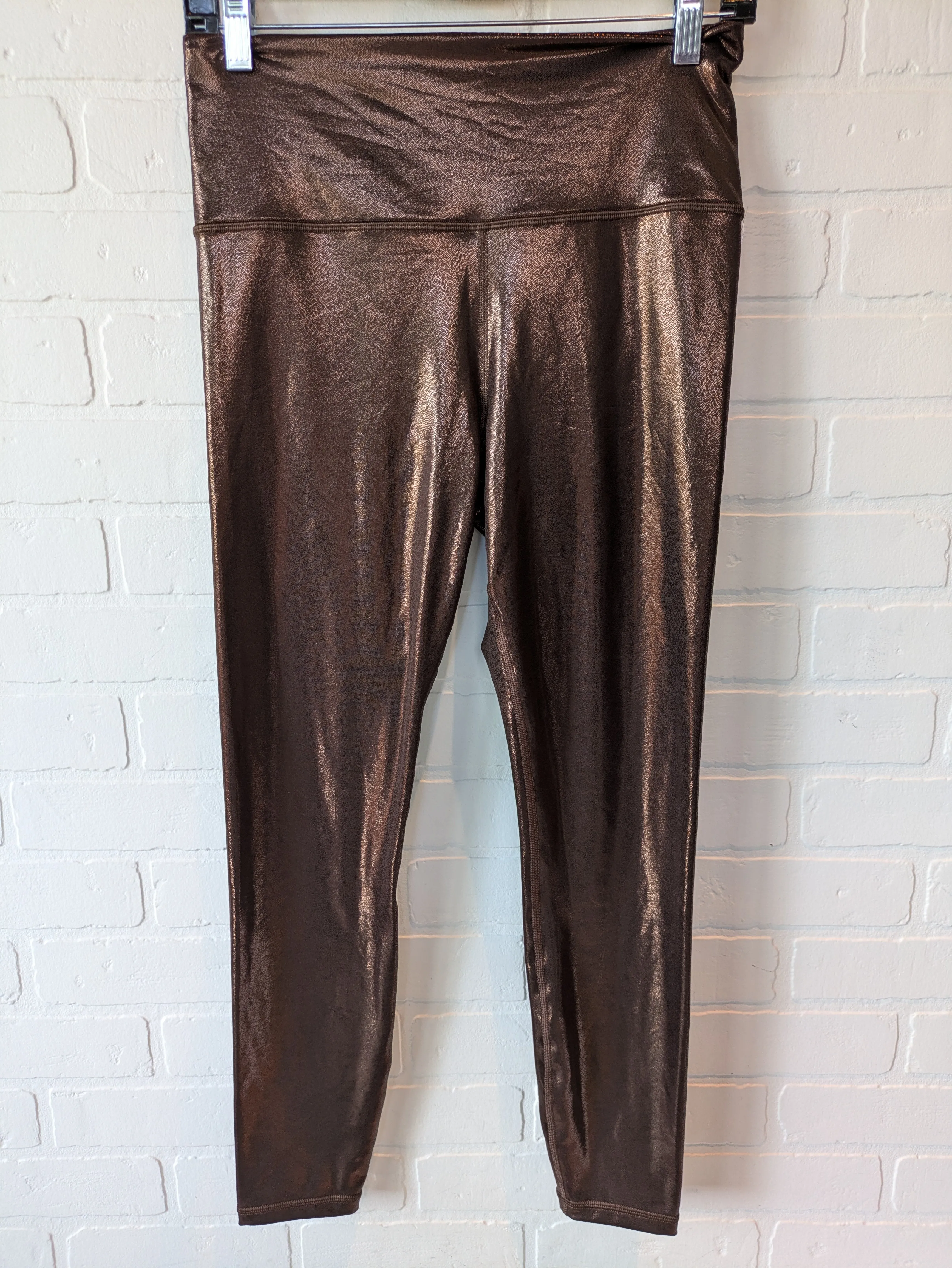 Athletic Leggings By Athleta In Brown, Size: 8