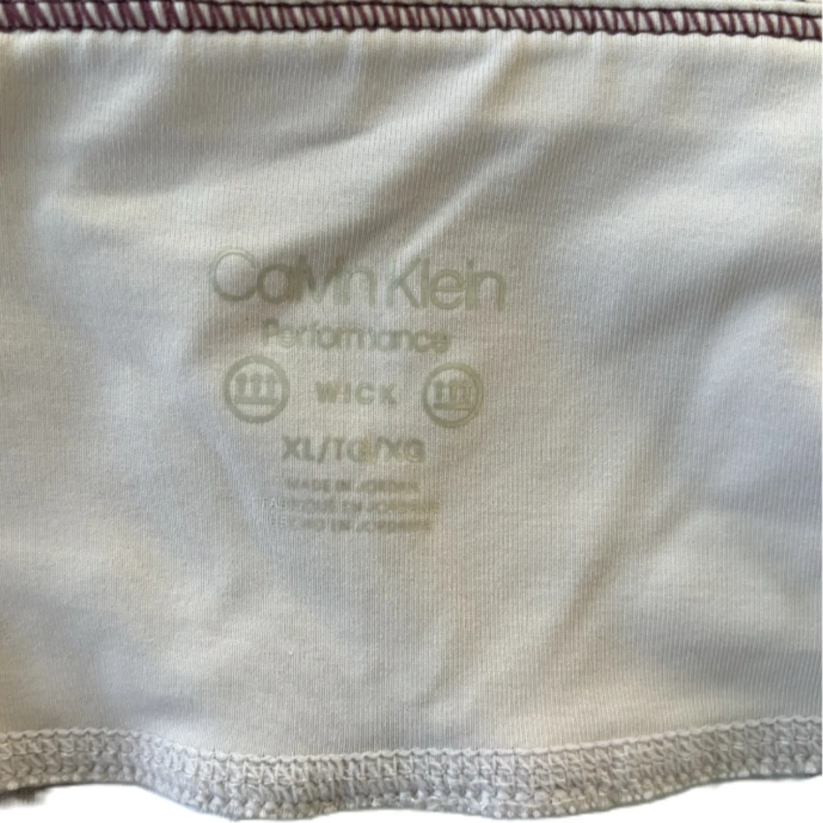 Athletic Leggings By Calvin Klein In Leopard Print, Size: Xl