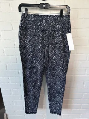Athletic Leggings By Talbots In Blue & White, Size: 8