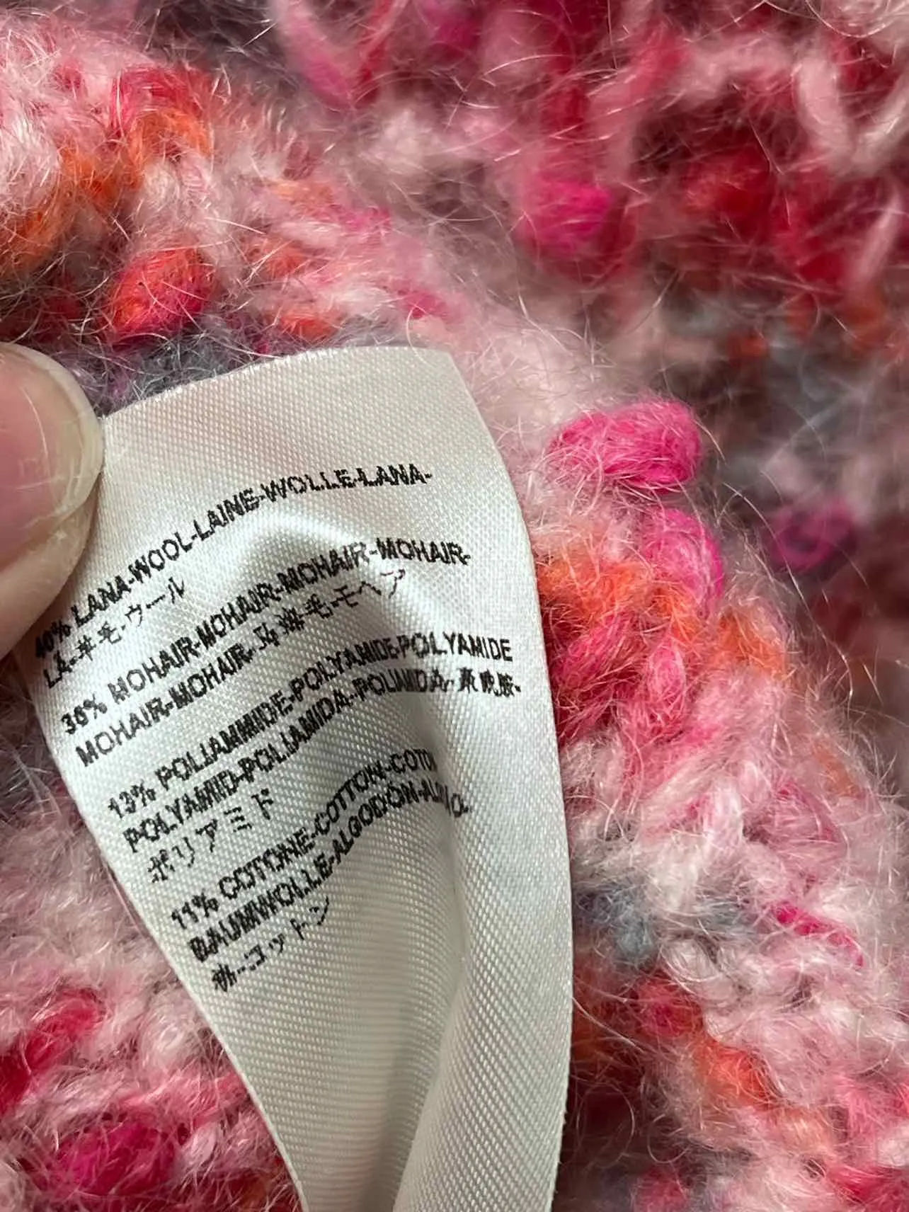 Attic and Barn Size M Pink/Multi Variegated Open Back NEW Designer Vest