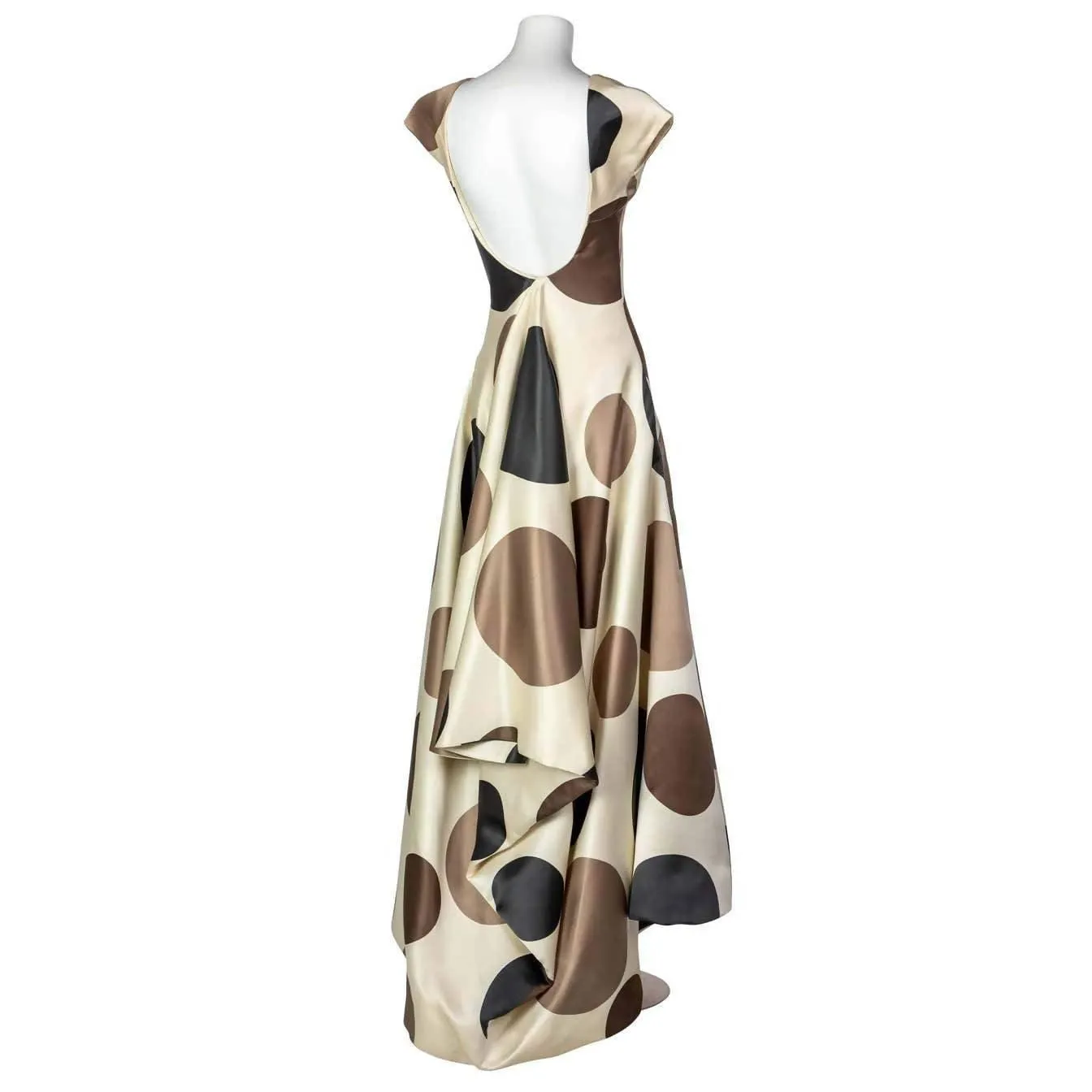 BALENCIAGA JOSEPHUS THIMISTER Runway Silk Polka Dot Dress | Size XS/S