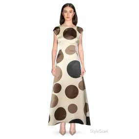 BALENCIAGA JOSEPHUS THIMISTER Runway Silk Polka Dot Dress | Size XS/S