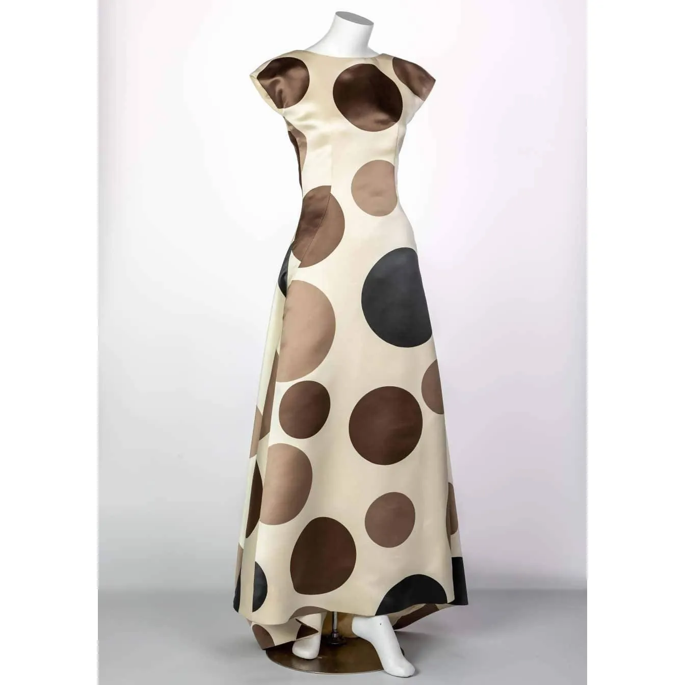 BALENCIAGA JOSEPHUS THIMISTER Runway Silk Polka Dot Dress | Size XS/S