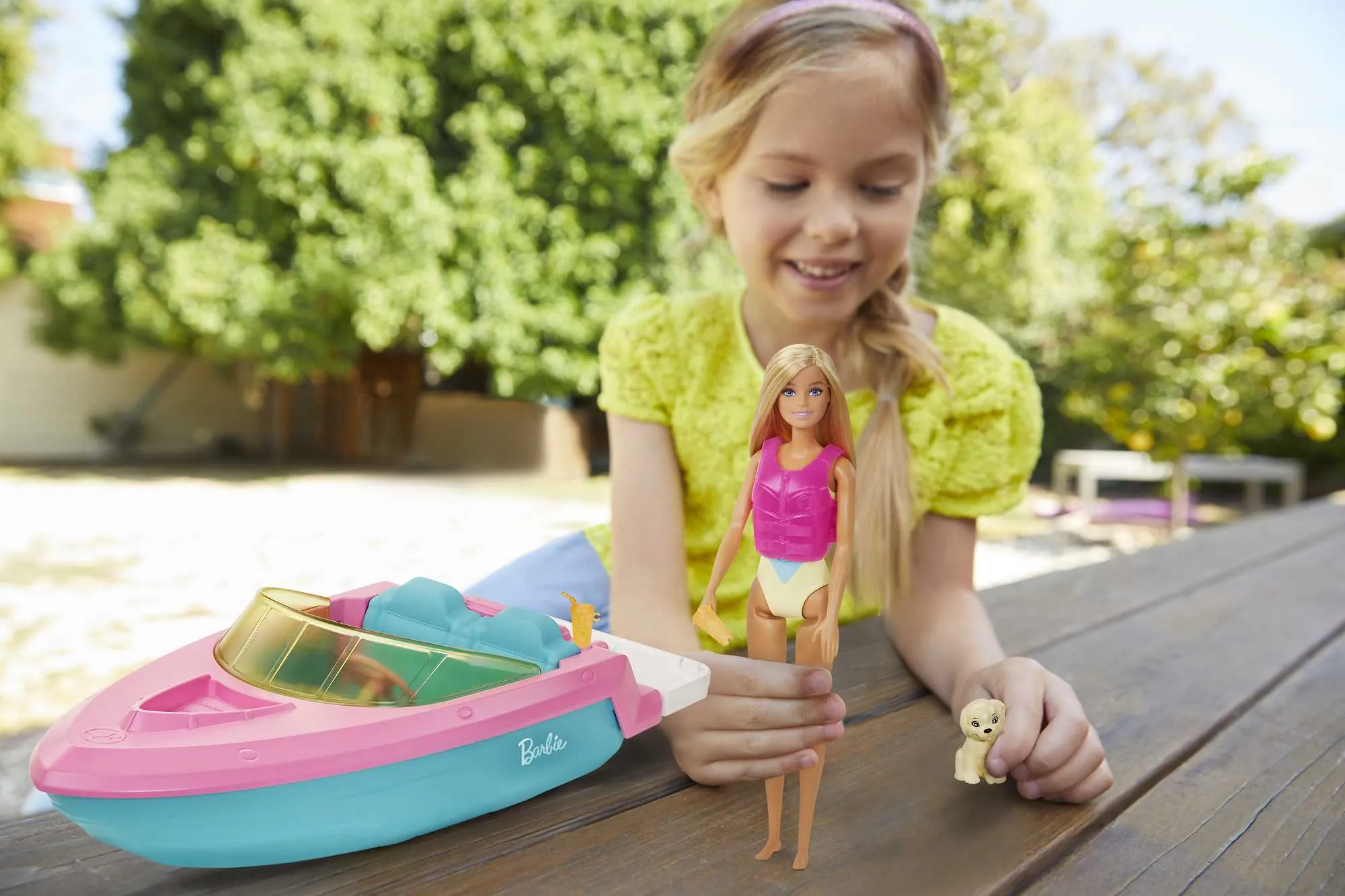 Barbie Doll And Boat