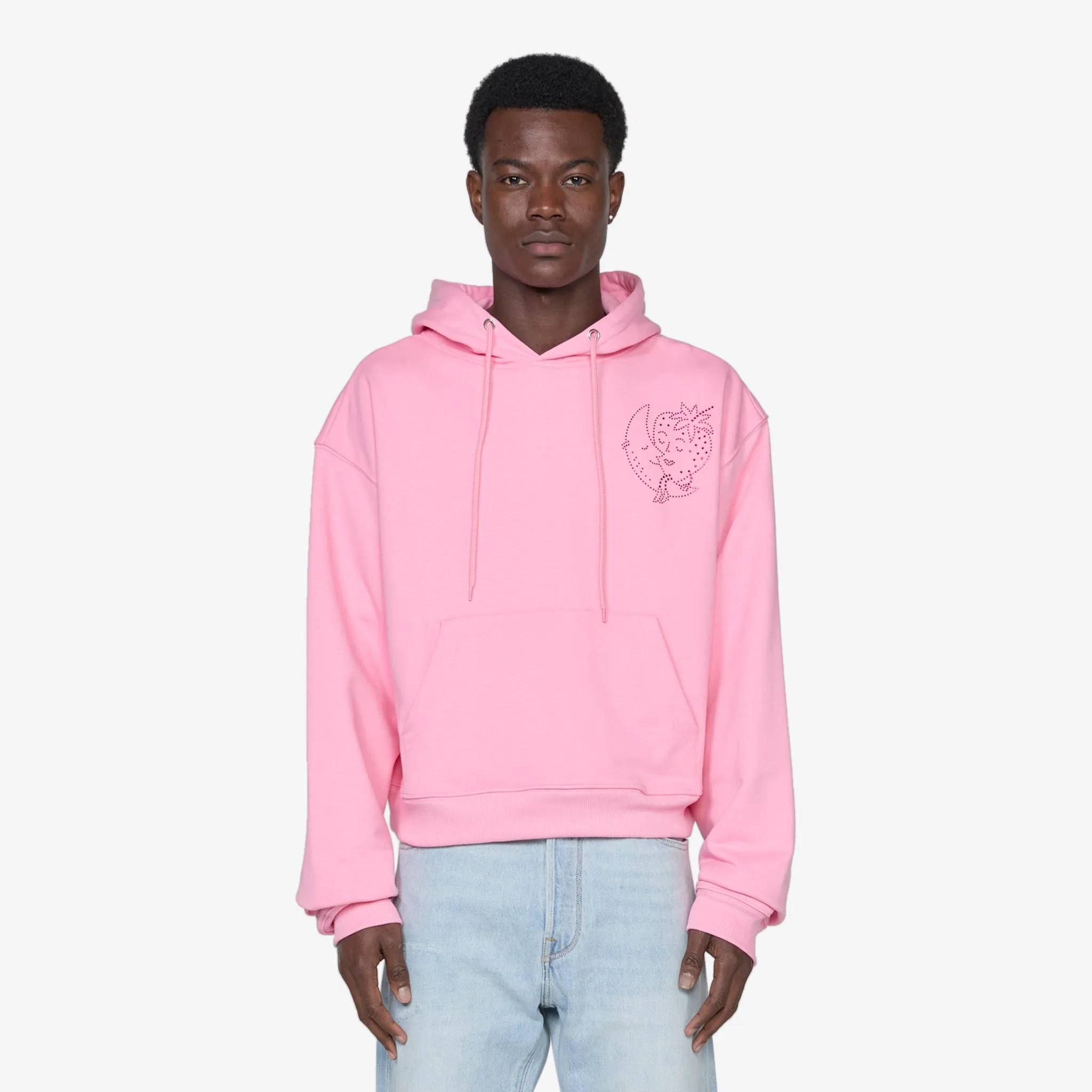 Bedazzled Hoodie Pink