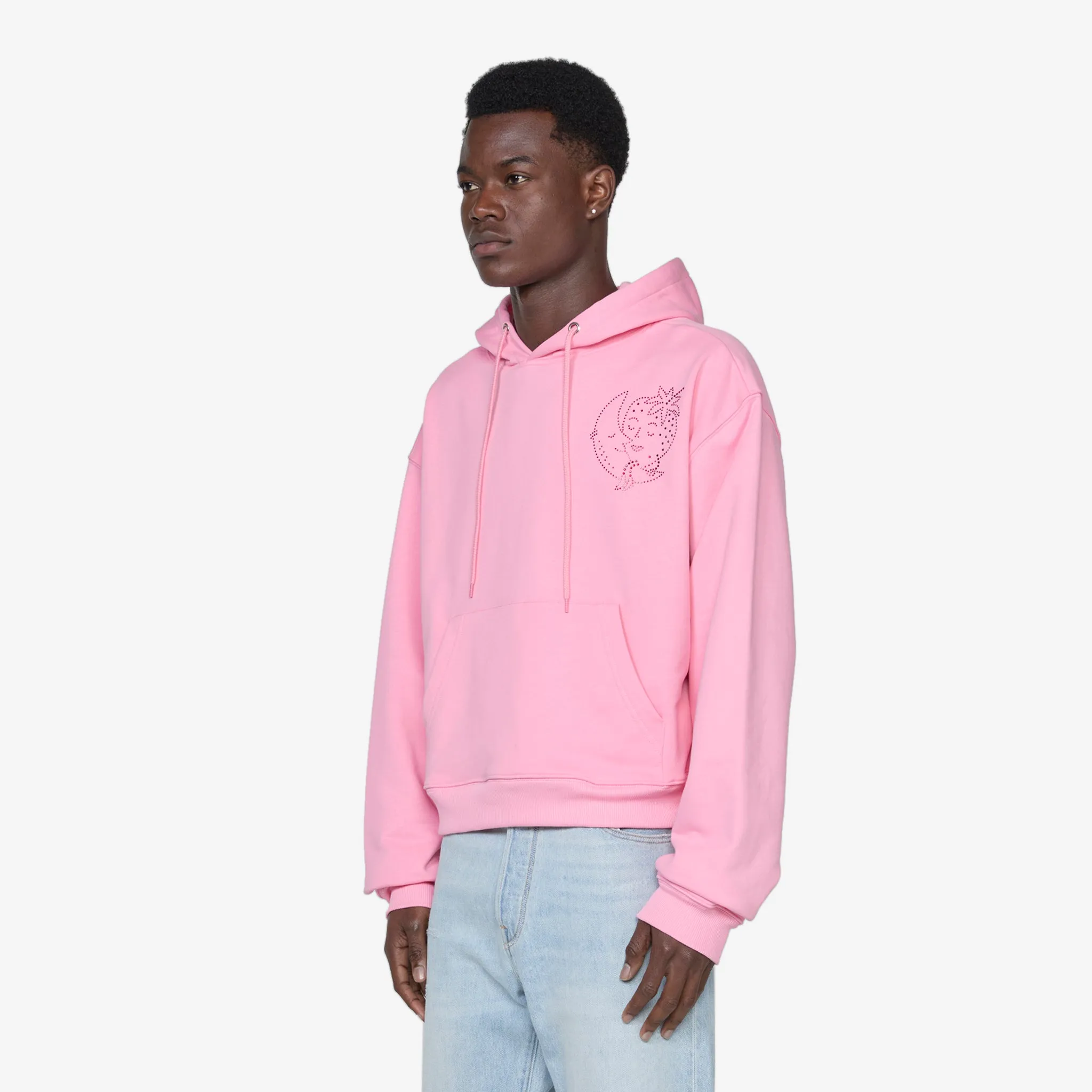 Bedazzled Hoodie Pink