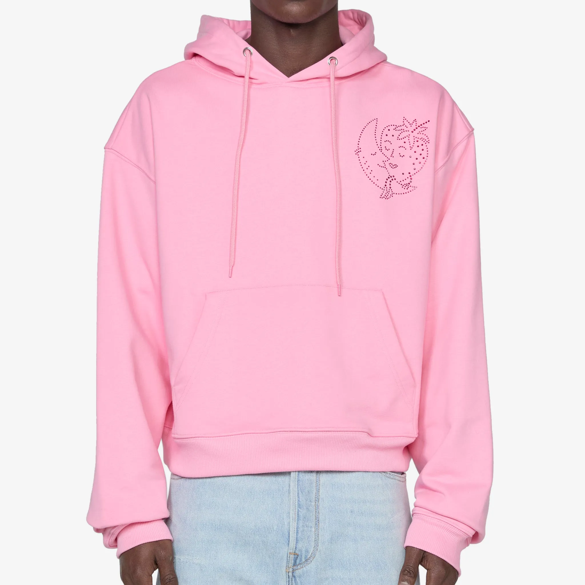 Bedazzled Hoodie Pink