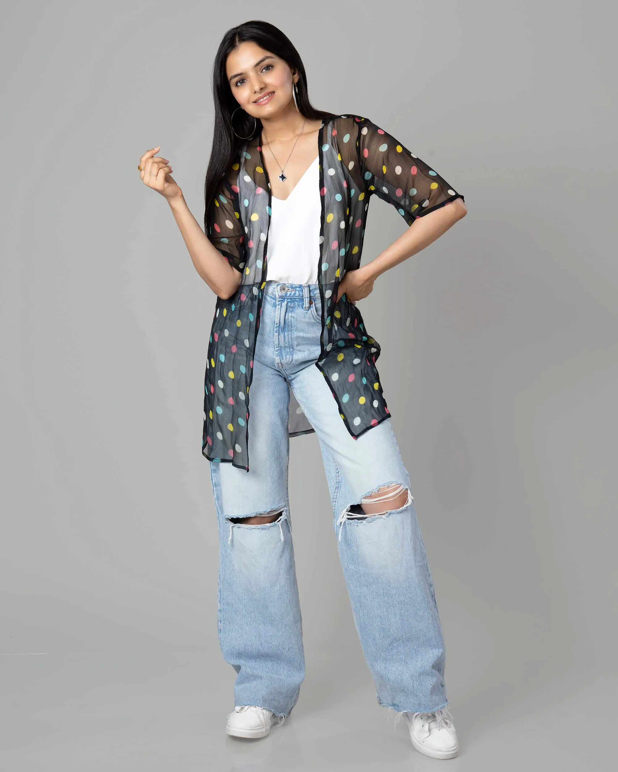 Bestselling Polka Dots Shrug For Women