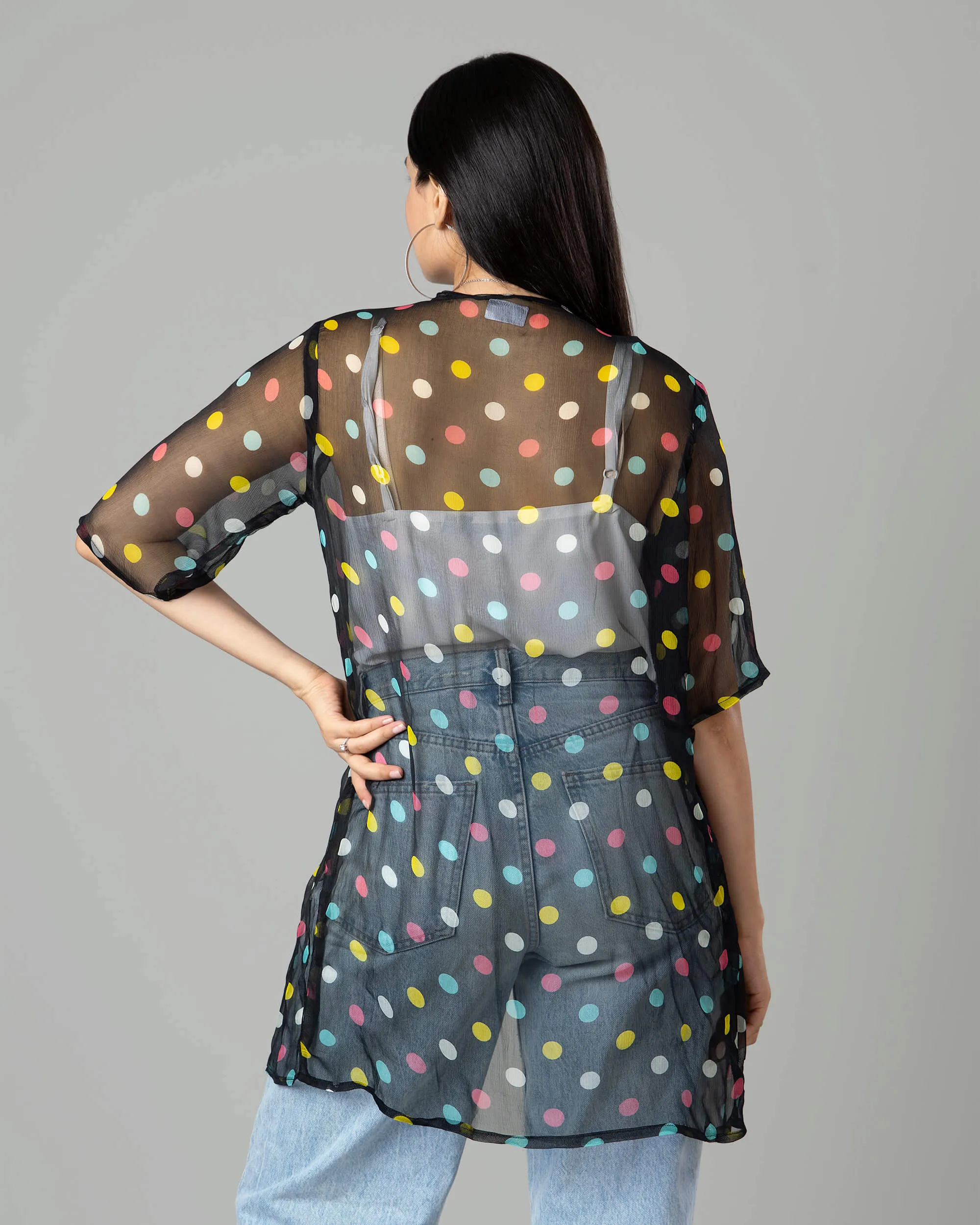 Bestselling Polka Dots Shrug For Women