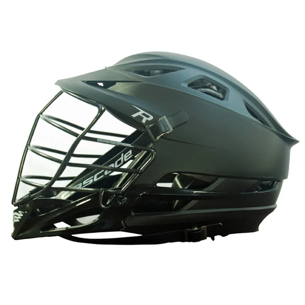 Cascade R Matte Black Lacrosse Helmet