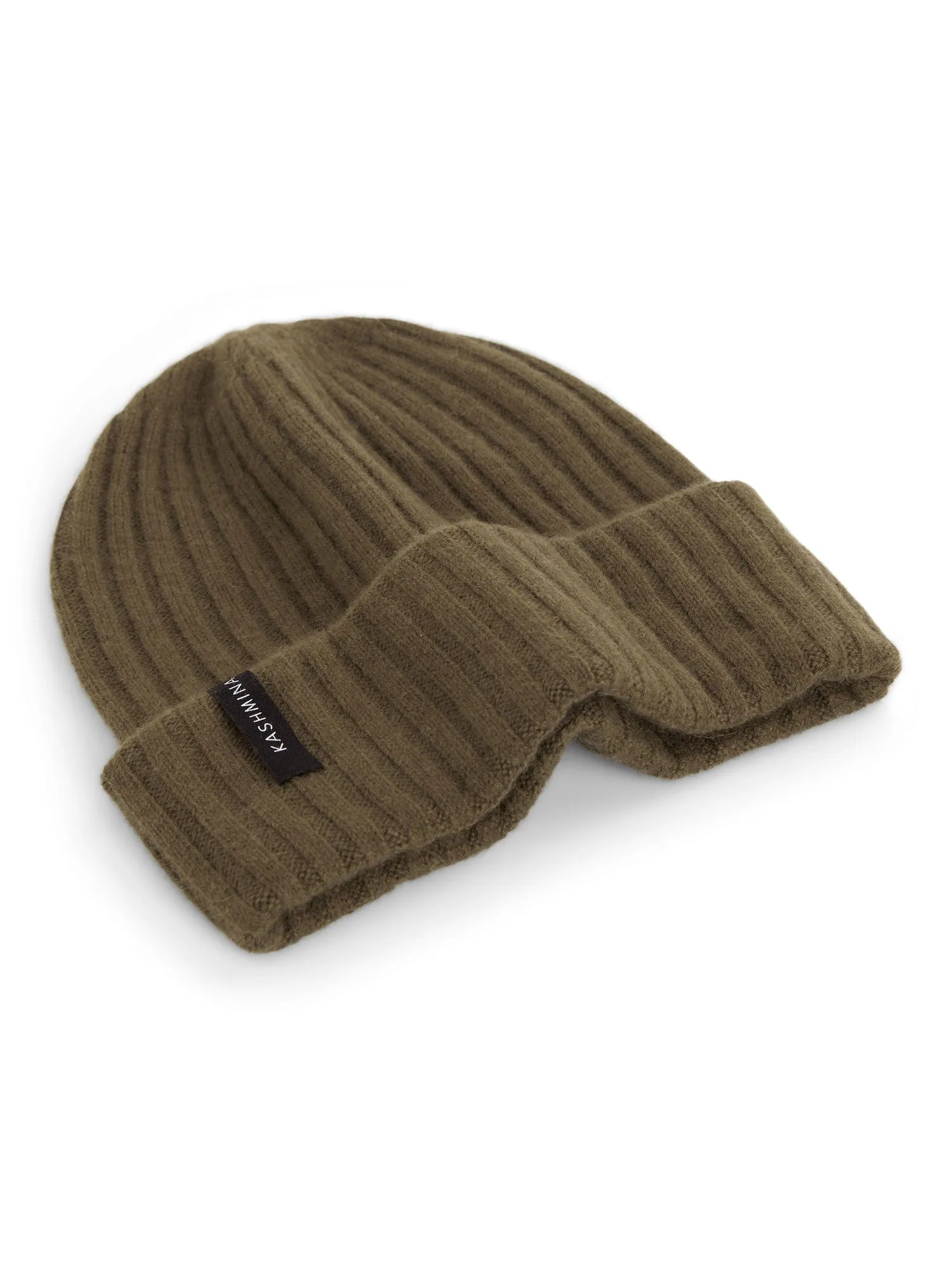 Cashmere beanie "Oda" - hunter