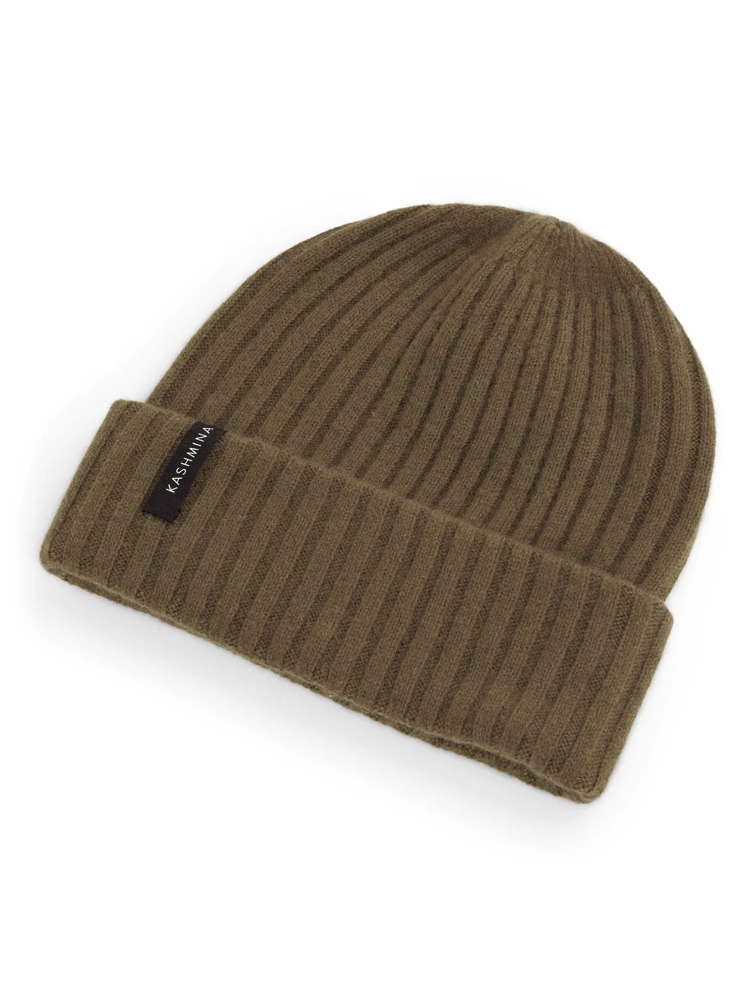 Cashmere beanie "Oda" - hunter