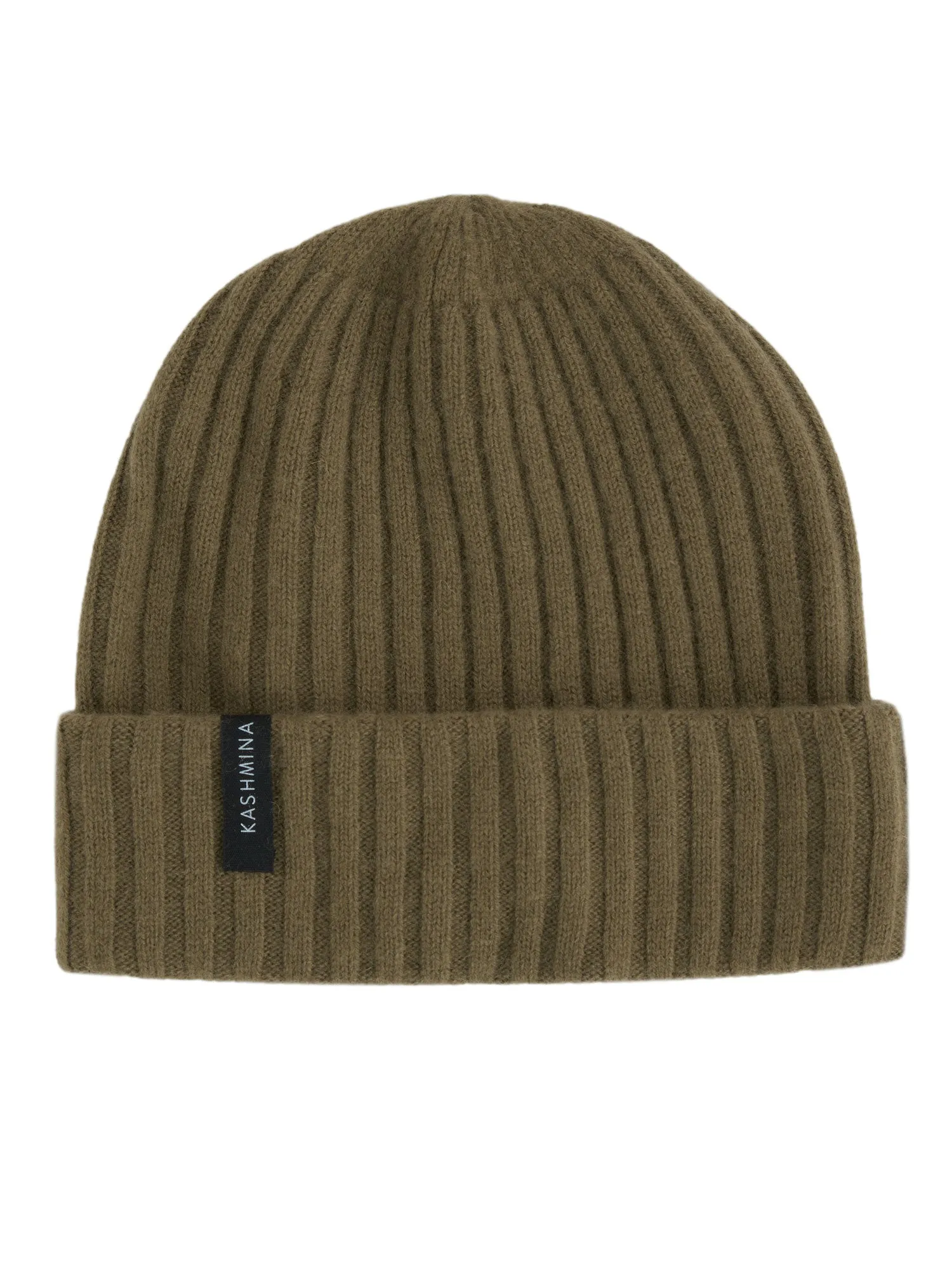Cashmere beanie "Oda" - hunter