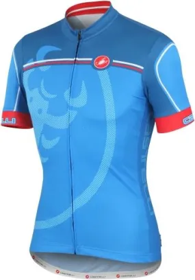Castelli Velocissimo Giro Jersey FZ Blue-Red