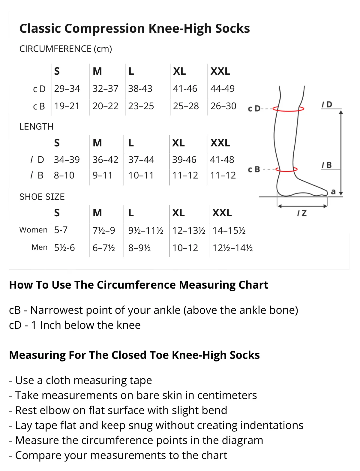 Classic Compression Open Toe Knee-High Socks