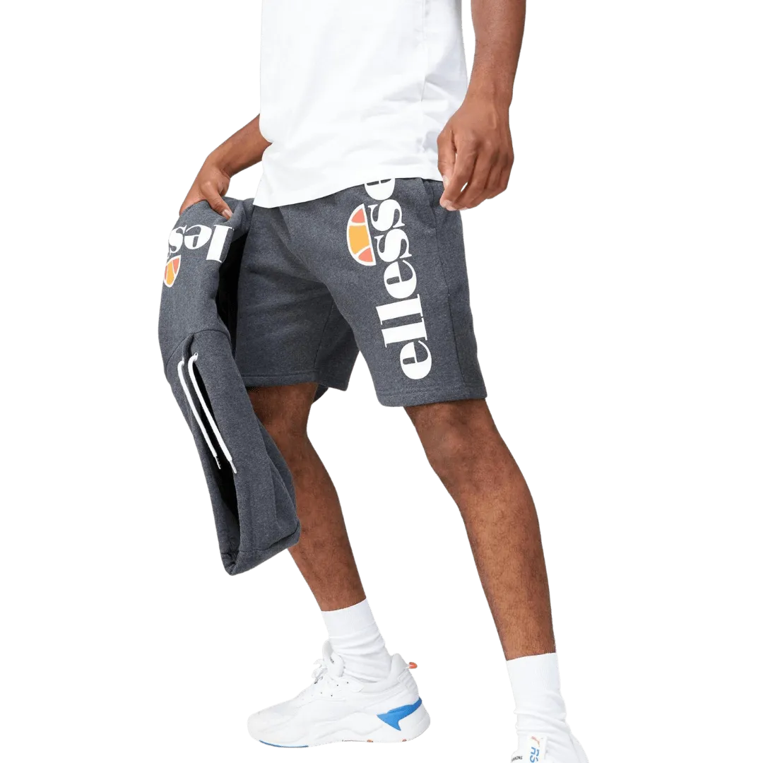 ELLESSE MEN'S BOSSINI DARK GREY SHORTS