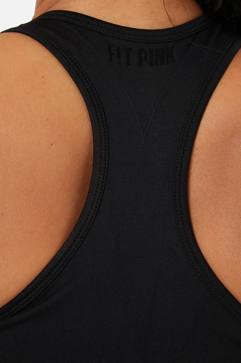FitPink Seamless Sports Bra in Black
