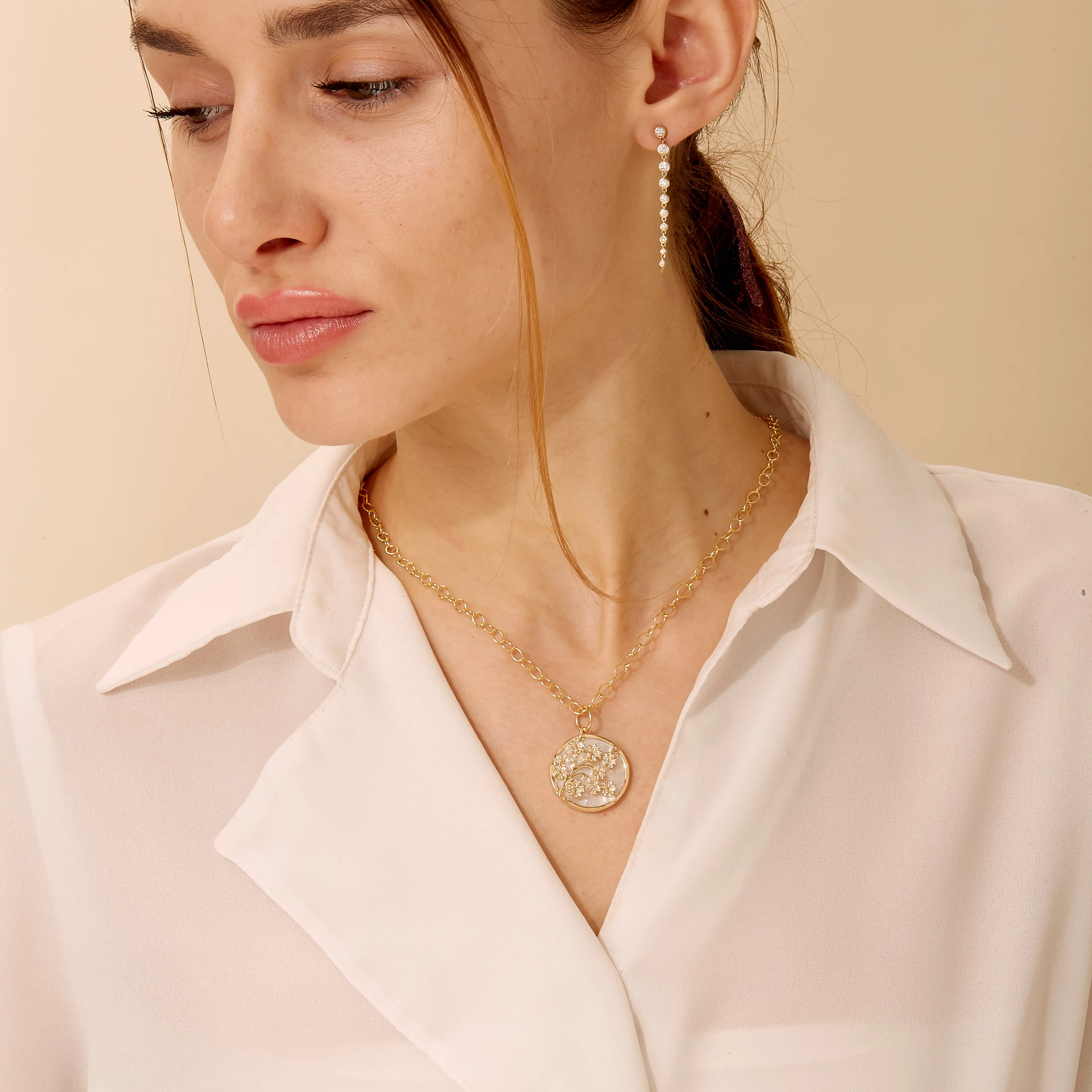 Flower Branch Pendant