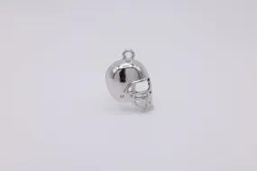 Football Helmet Wholesale Silver Charm, 925 Sterling Silver, 609