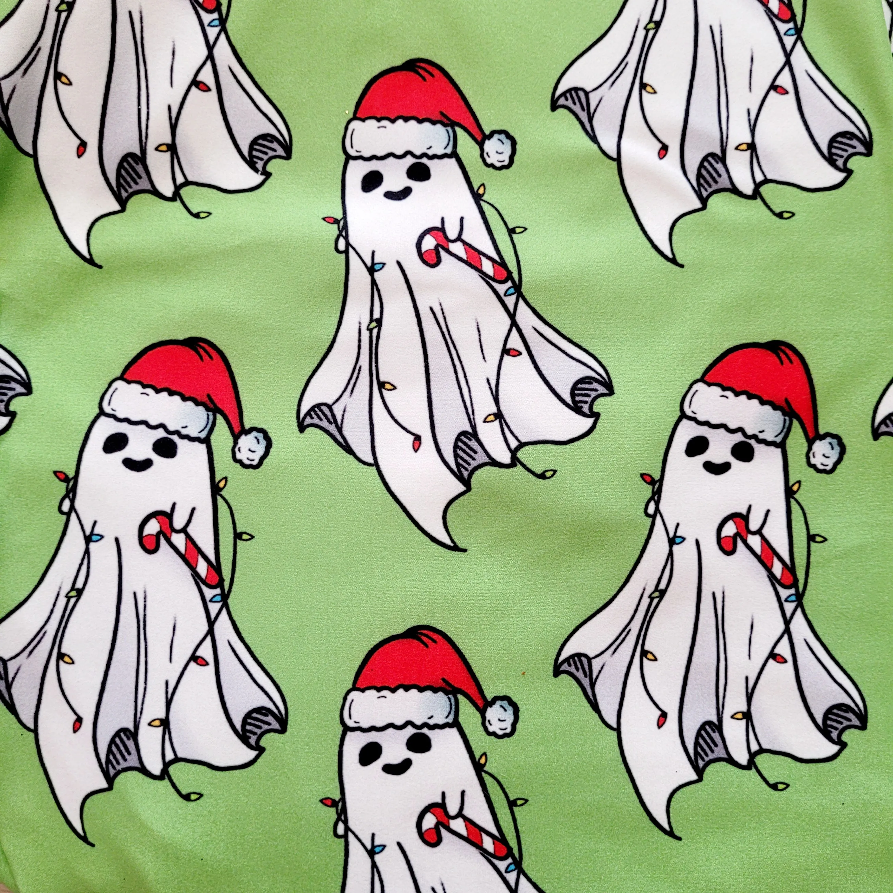 Ghost of Christmas (Semi-Exclusive) - High-quality Handcrafted Vibrant Leggings