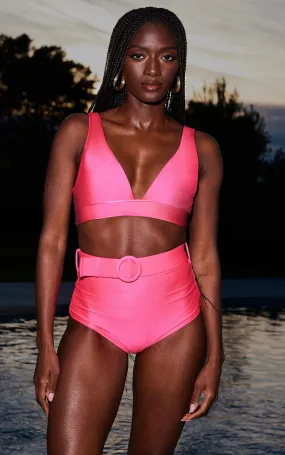 HALO Tamika Bikini Vest in Hot Pink