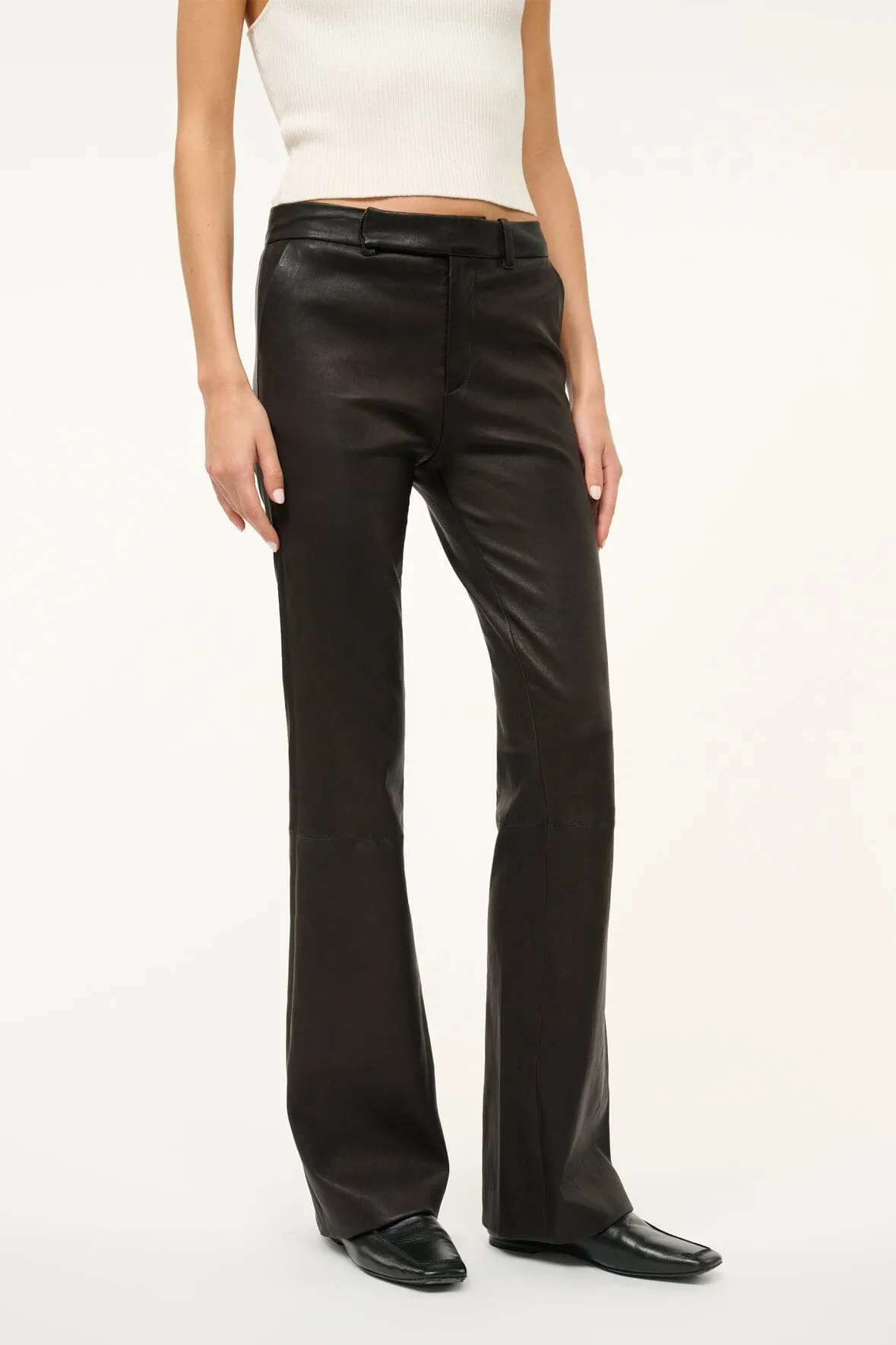 HANOVER LEATHER PANT | BLACK