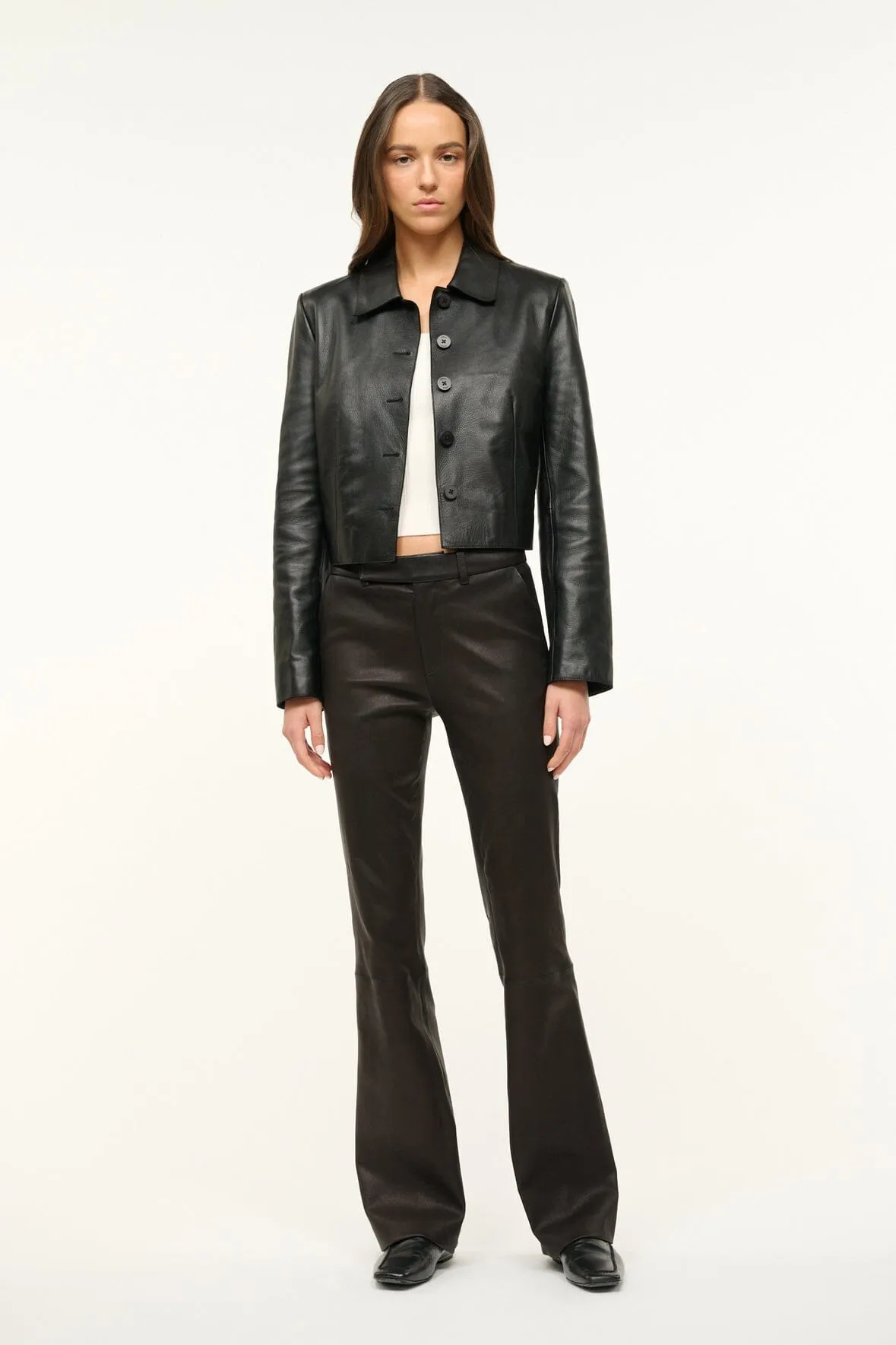 HANOVER LEATHER PANT | BLACK