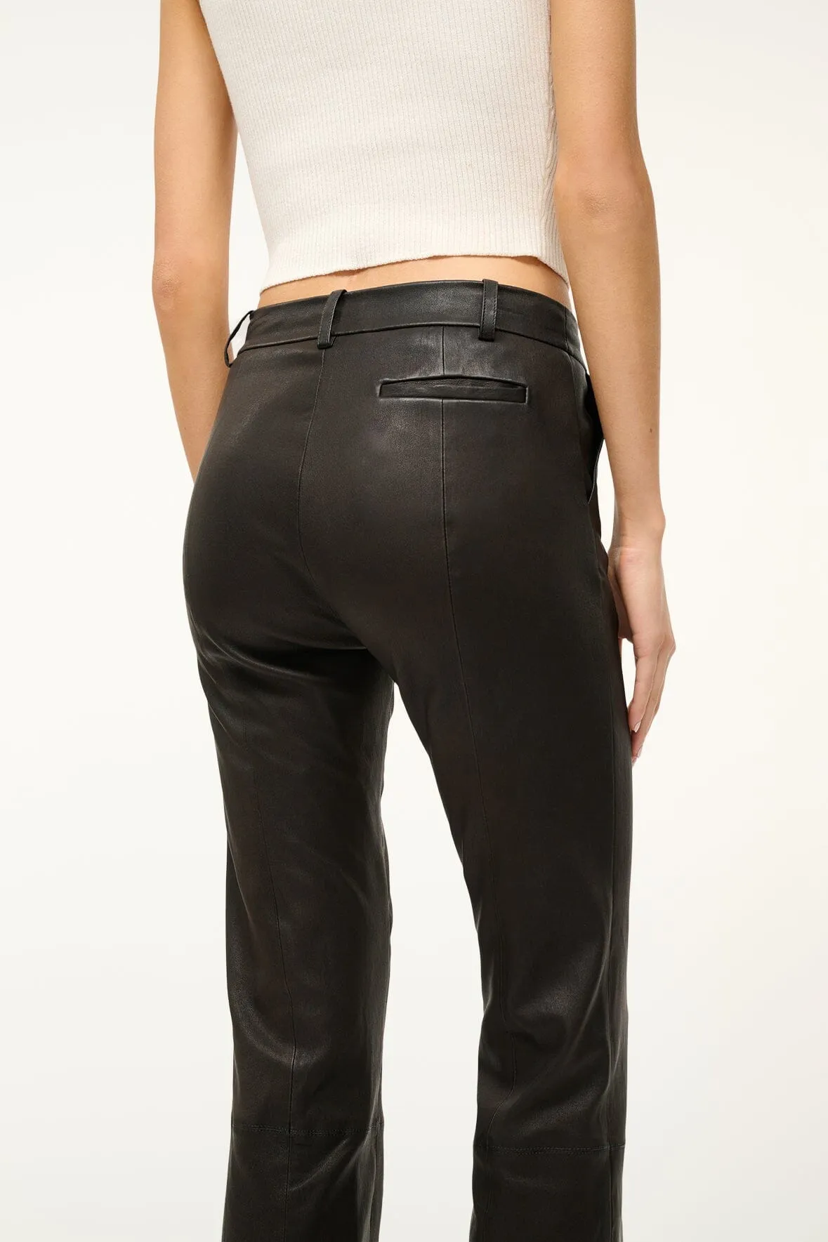 HANOVER LEATHER PANT | BLACK