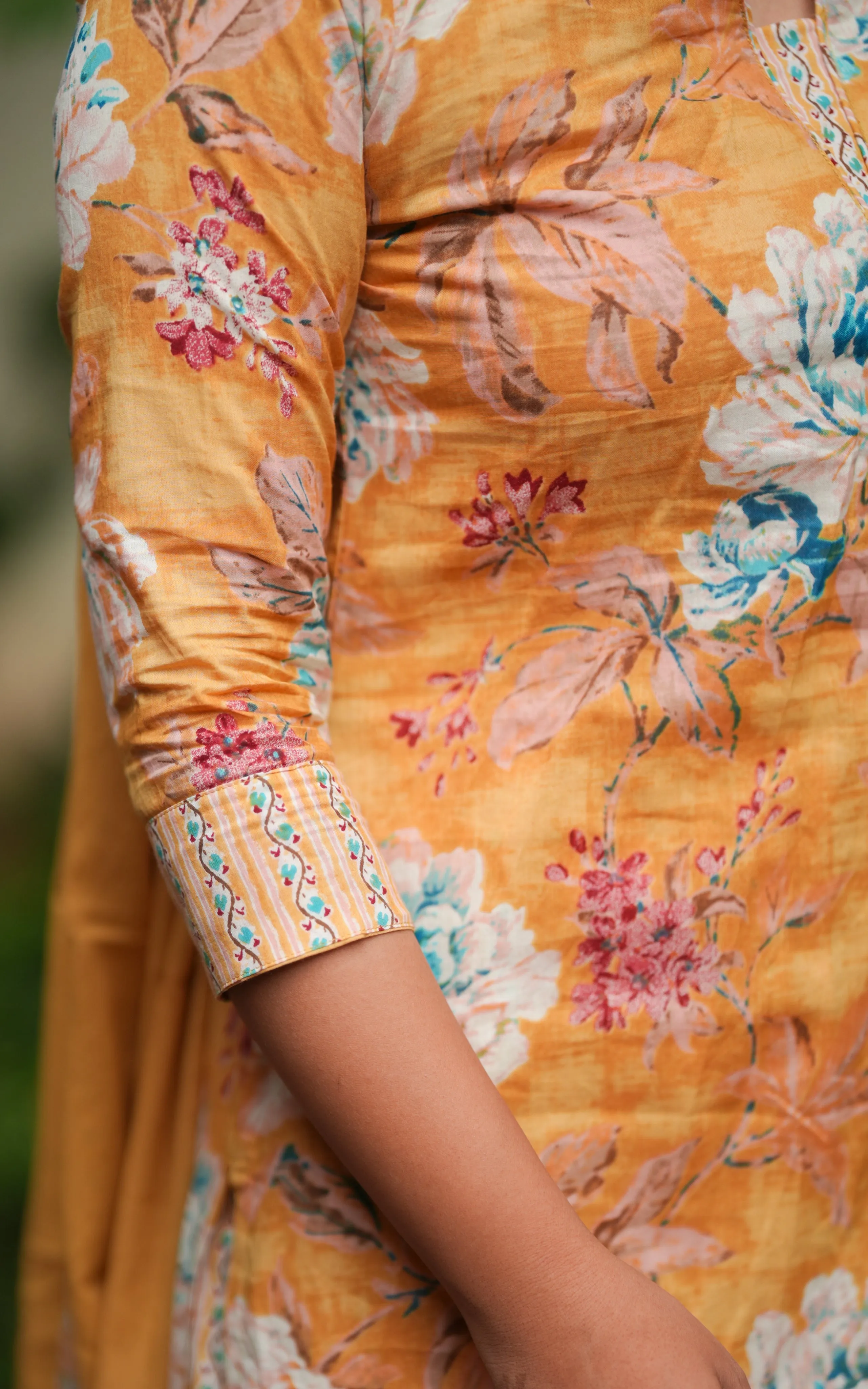 Hasini Mustard (Kurti Pant Dupatta)