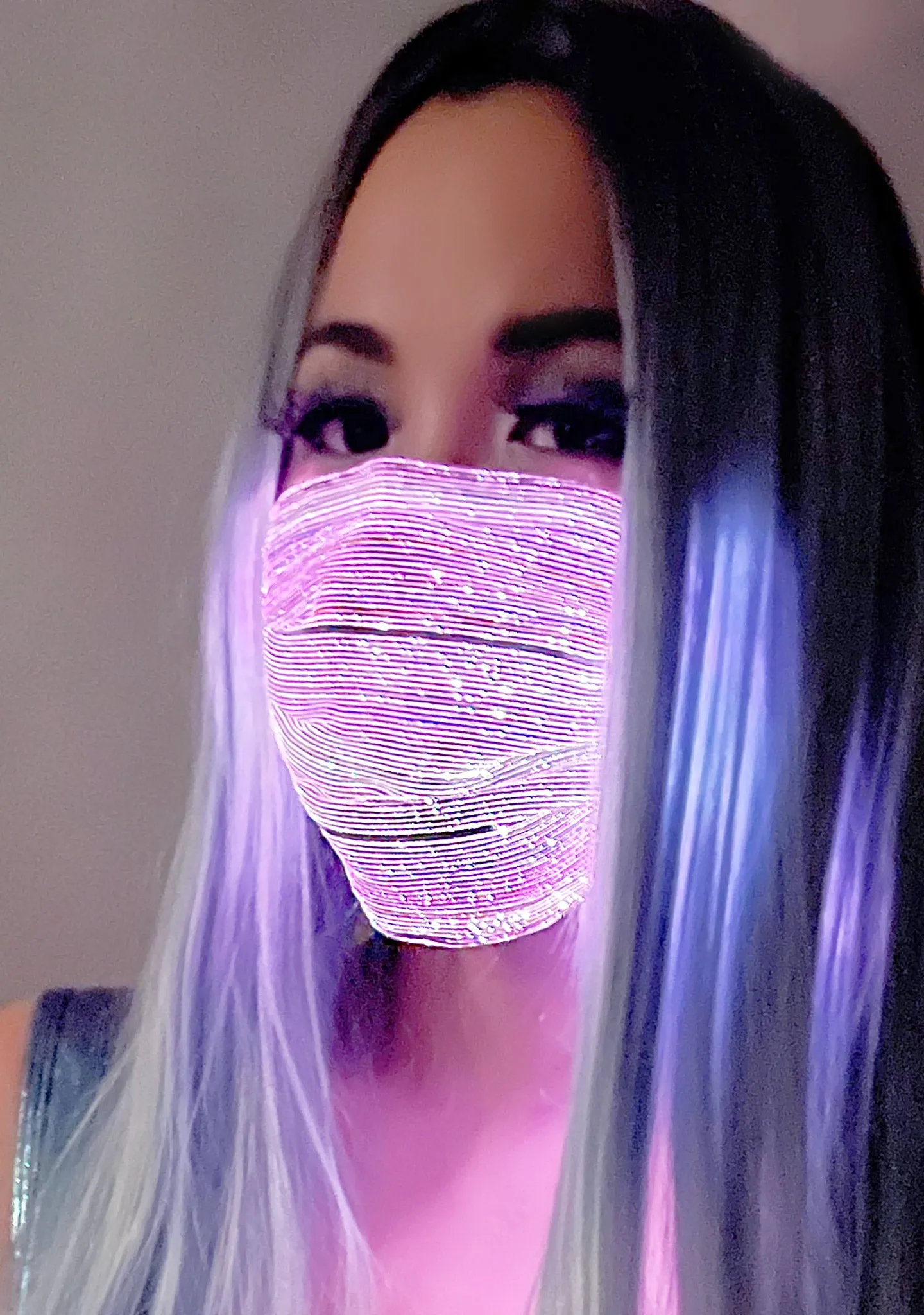 High-Tek LED Light Up Dust Mask