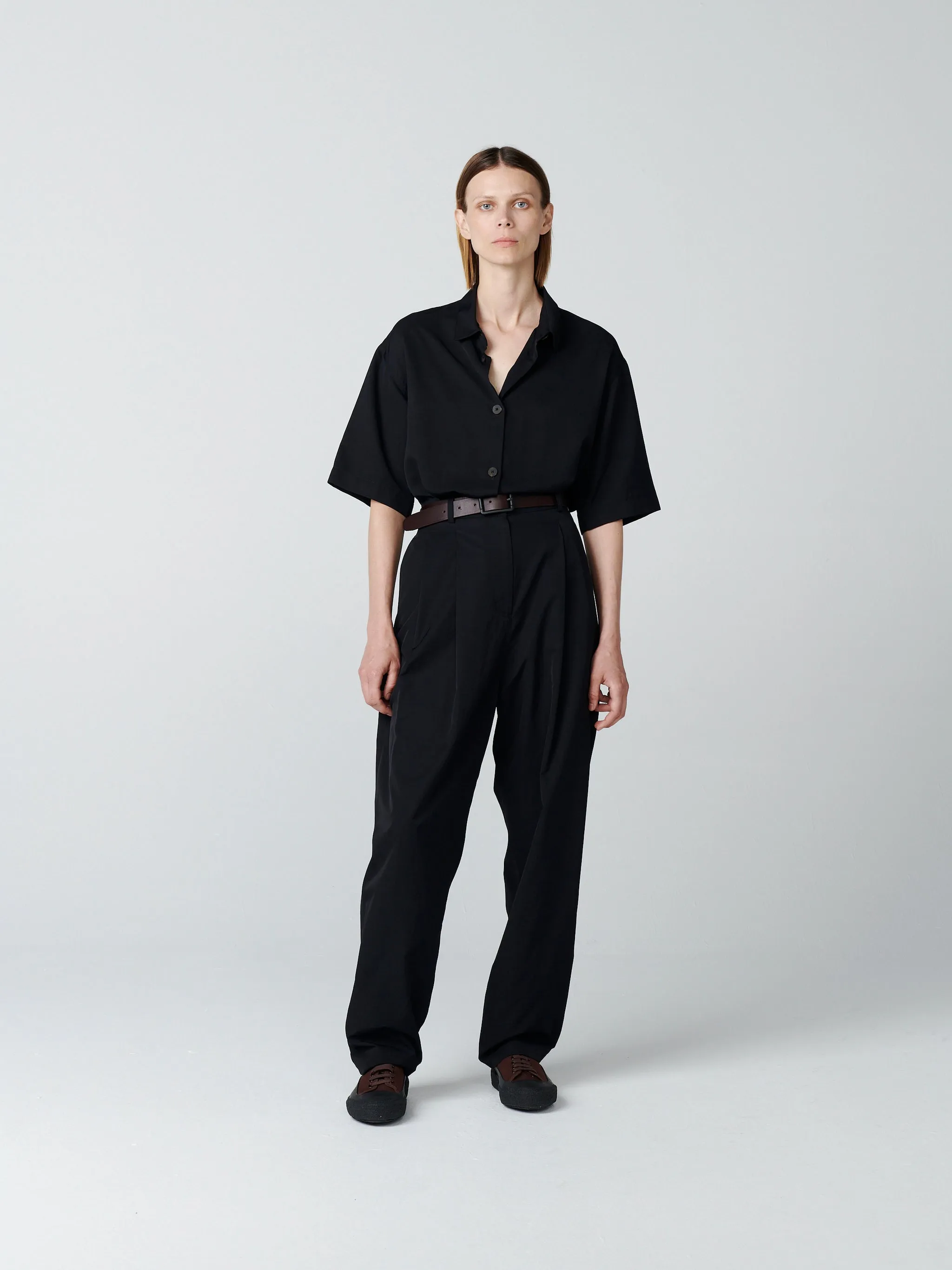Hire Double Pleat Pant Darkest Navy (women)
