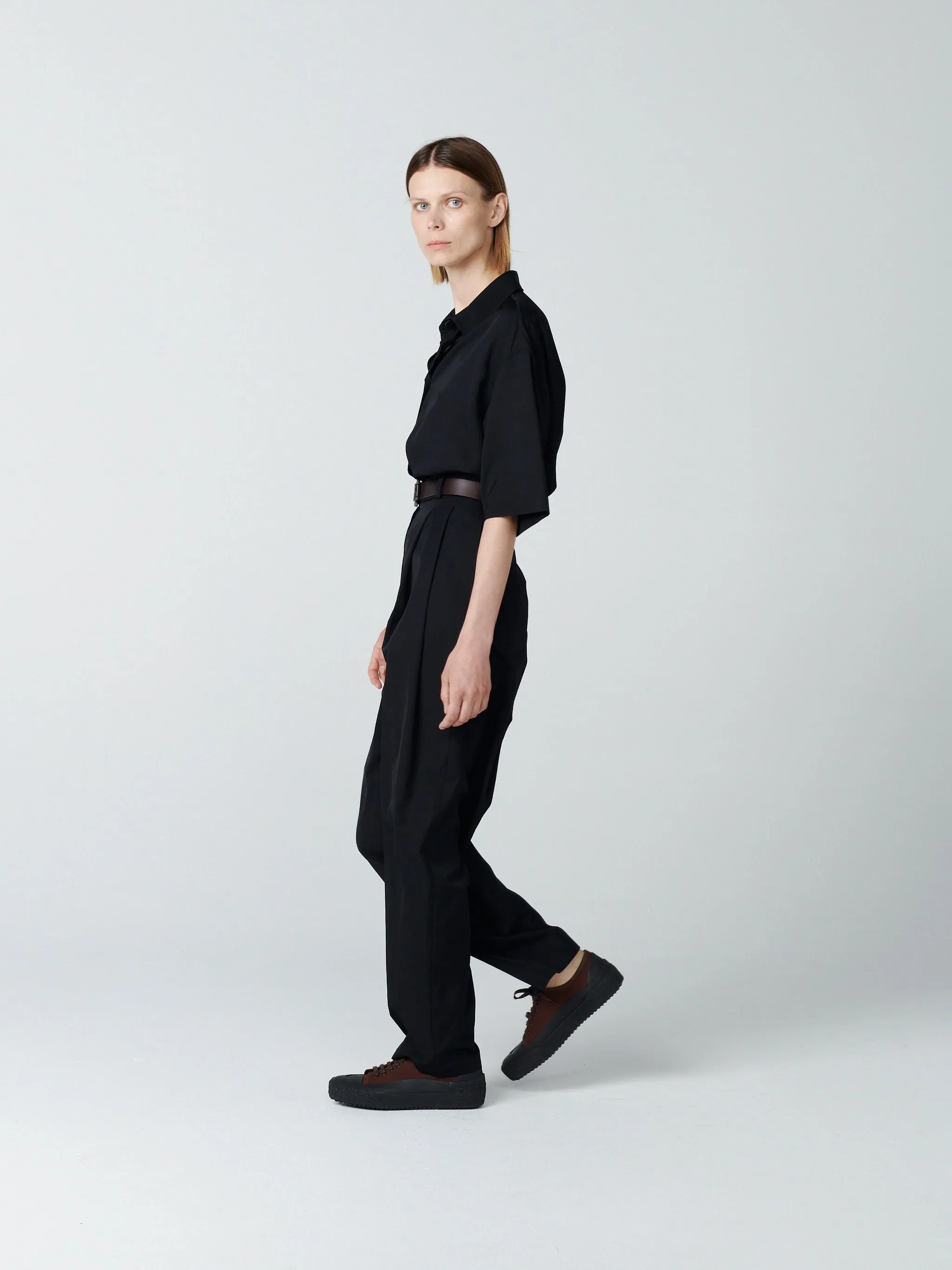 Hire Double Pleat Pant Darkest Navy (women)