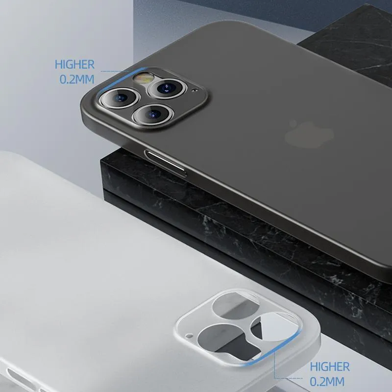 iPhone 12 Series Ultra-Thin Matte Paper Back Case