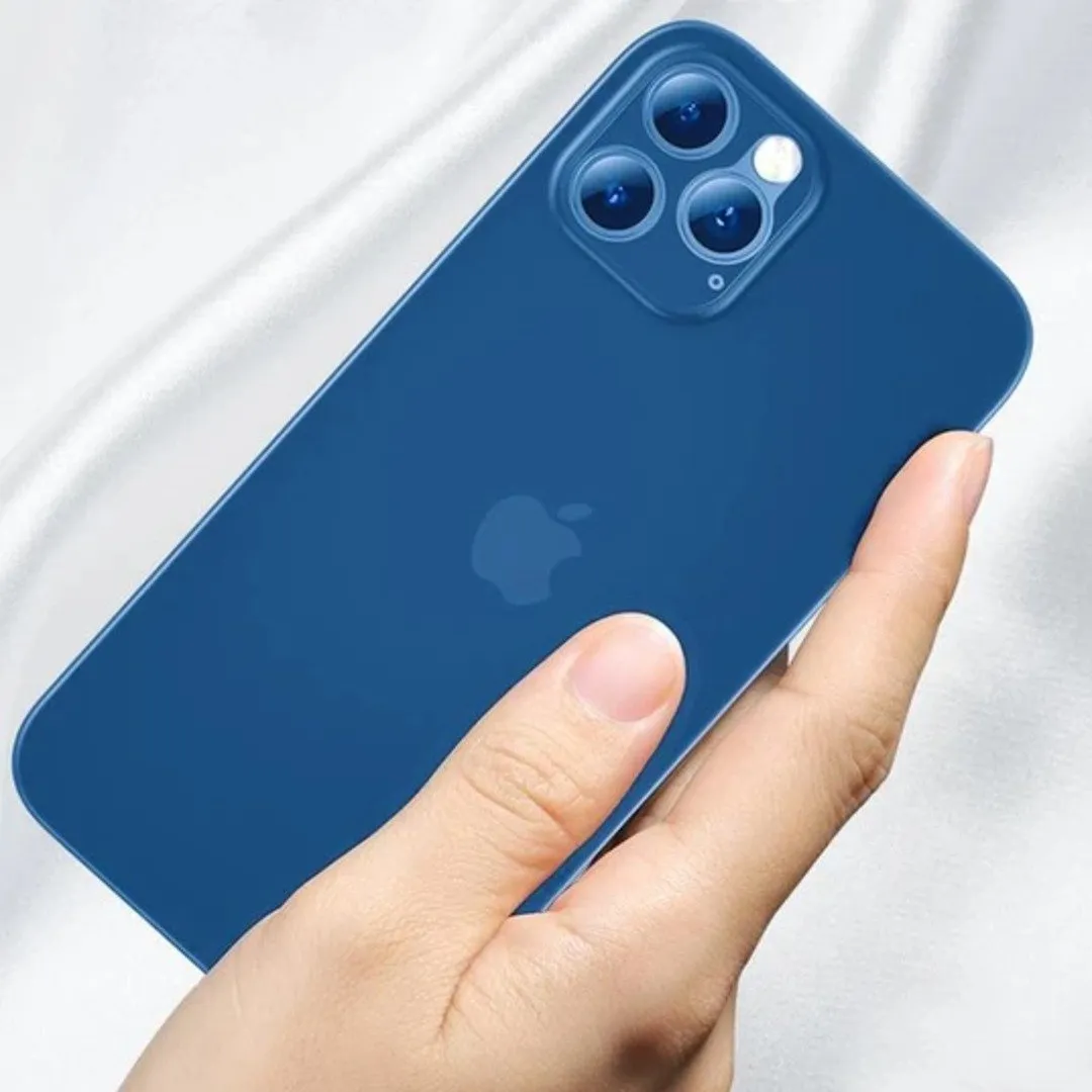 iPhone 12 Series Ultra-Thin Matte Paper Back Case