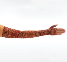 Juzo Soft Seamless Gauntlet, Crimson Bandana