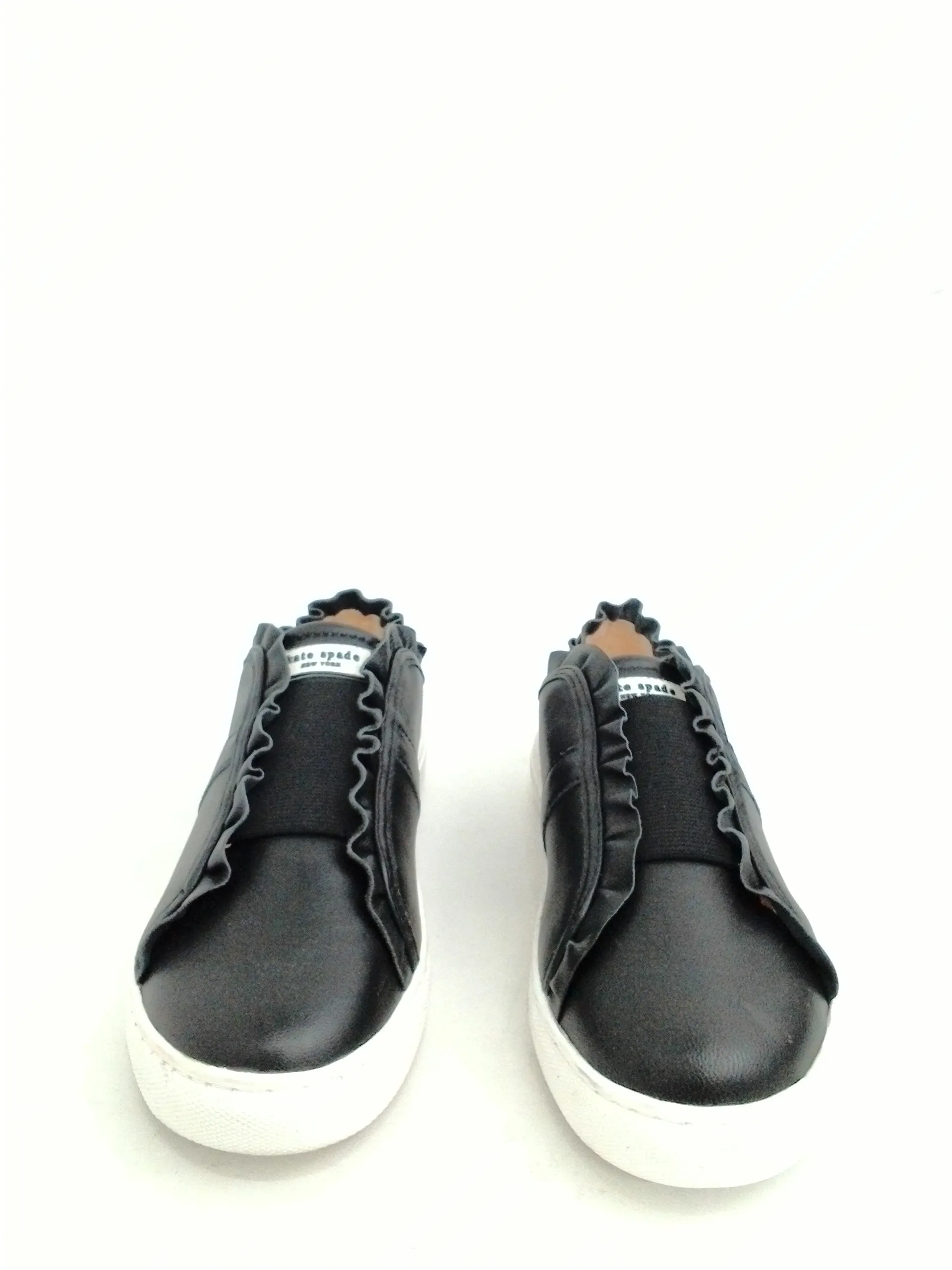Kate Spade Women's Lance Black Leather Sneakers Size 5 M
