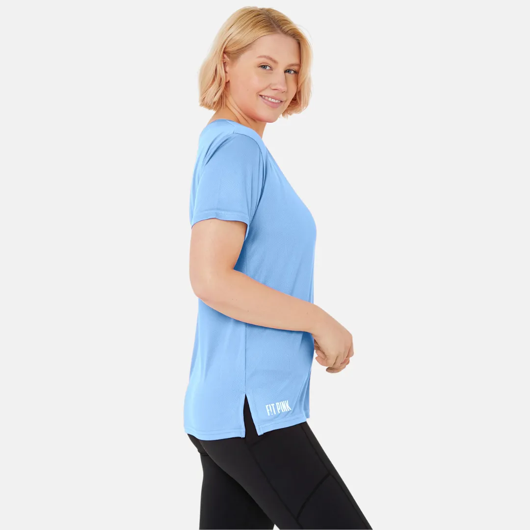 Lightweight Sports T-Shirt in Ice Blue