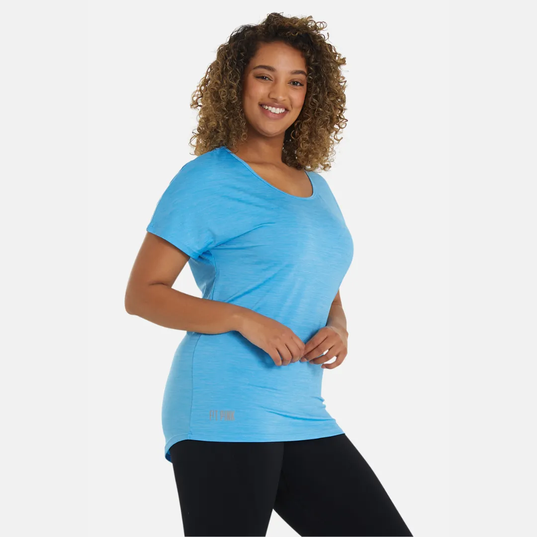 Loop Back T-Shirt - Blue