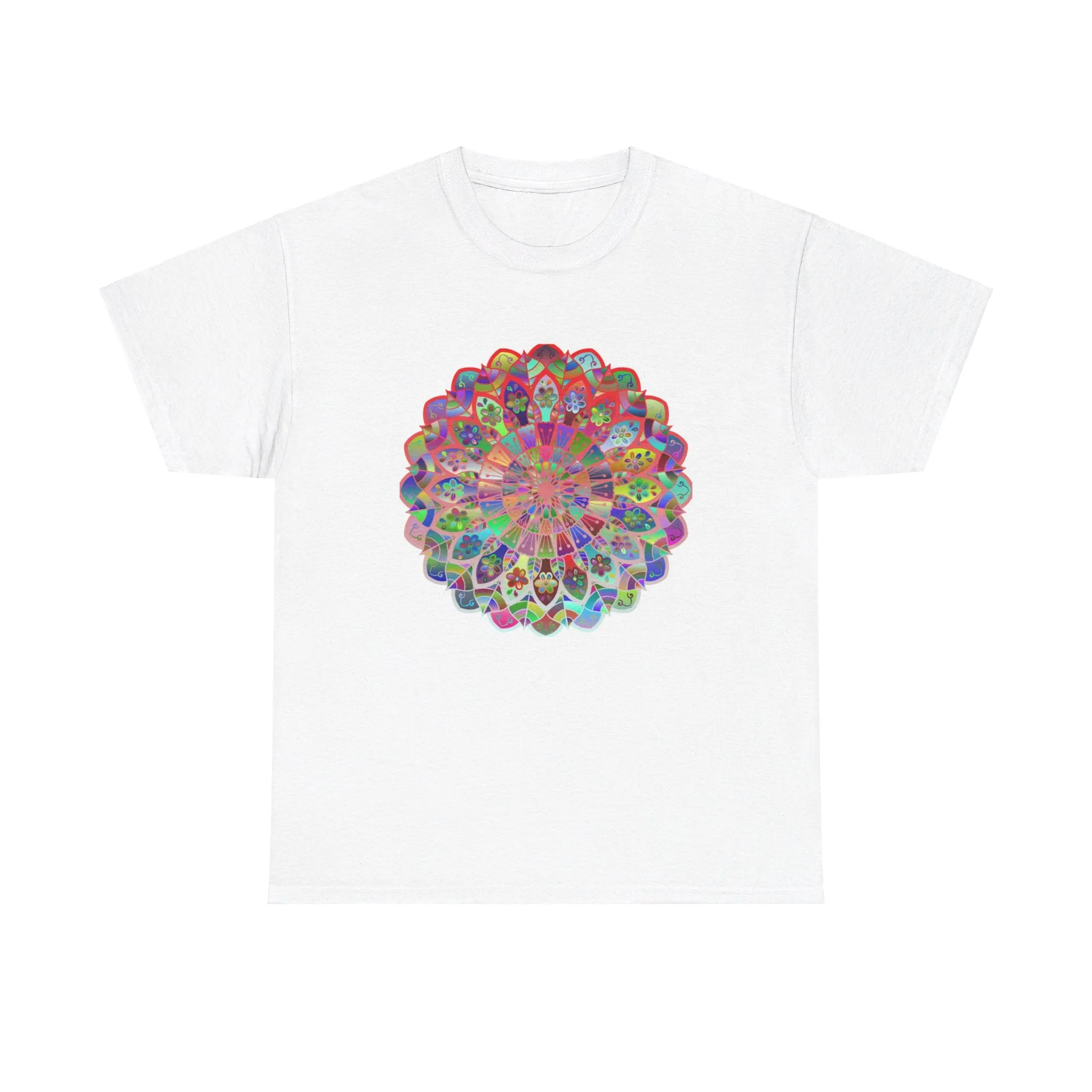 Mandala Art Yoga Mindfulness Tee - Unisex Cotton