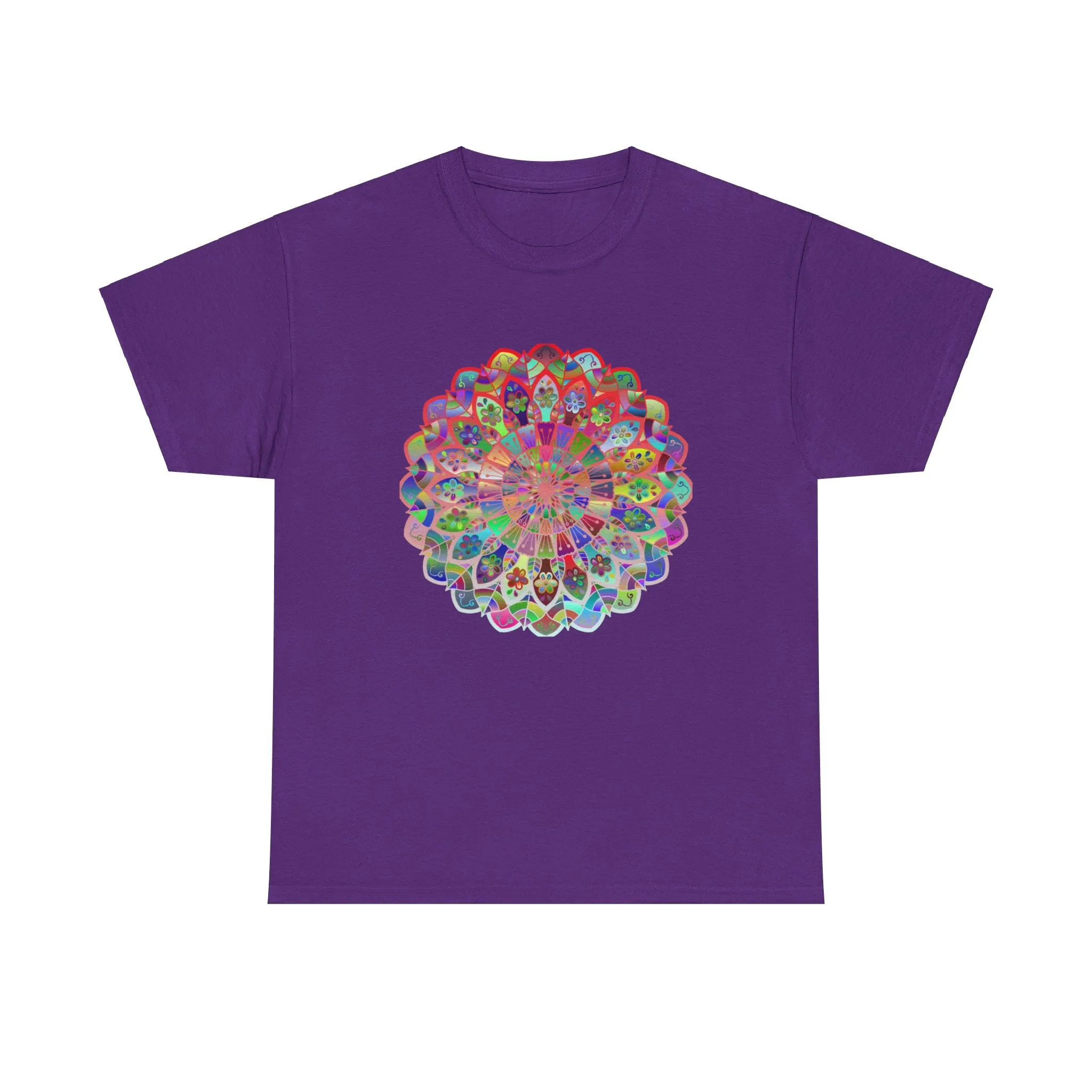 Mandala Art Yoga Mindfulness Tee - Unisex Cotton