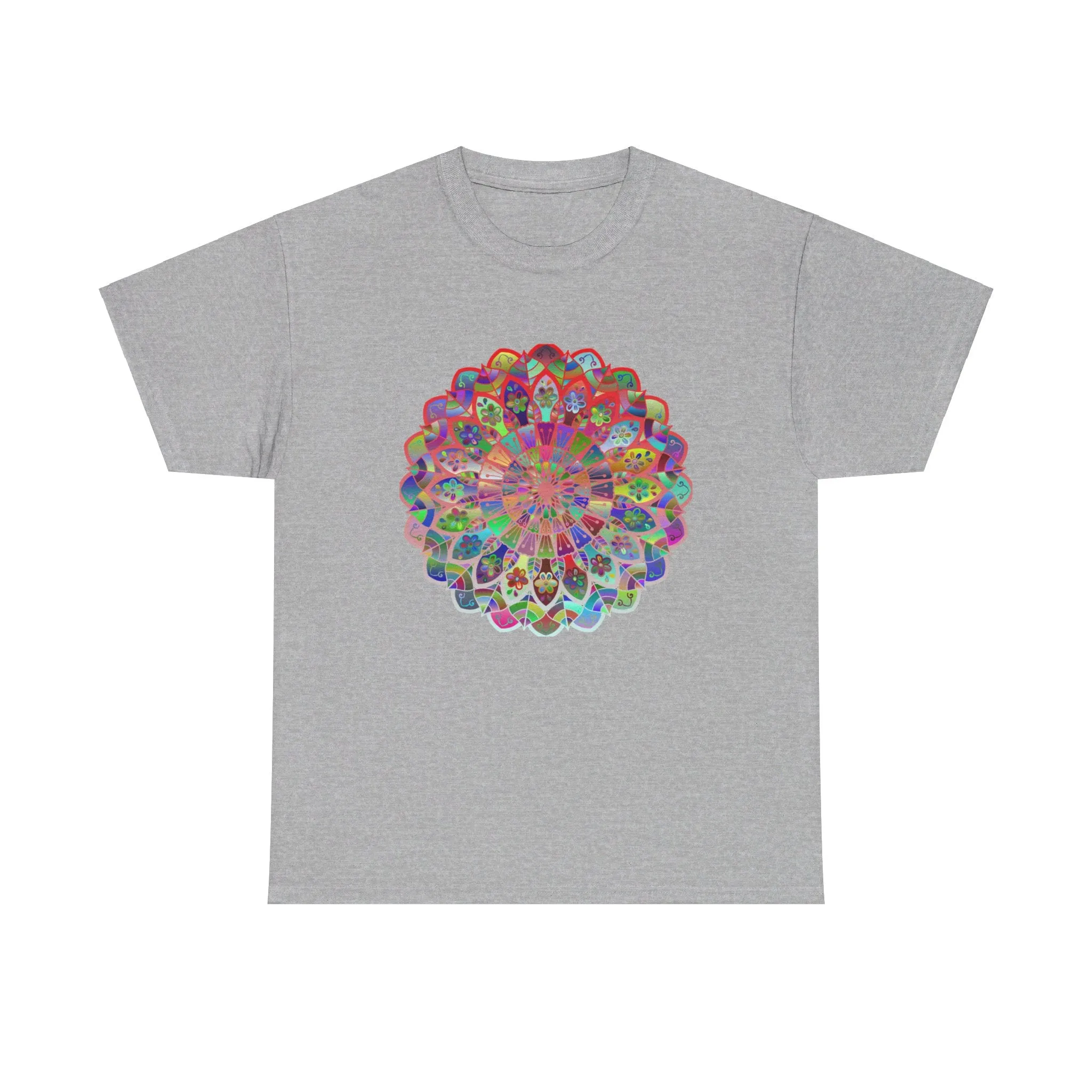 Mandala Art Yoga Mindfulness Tee - Unisex Cotton