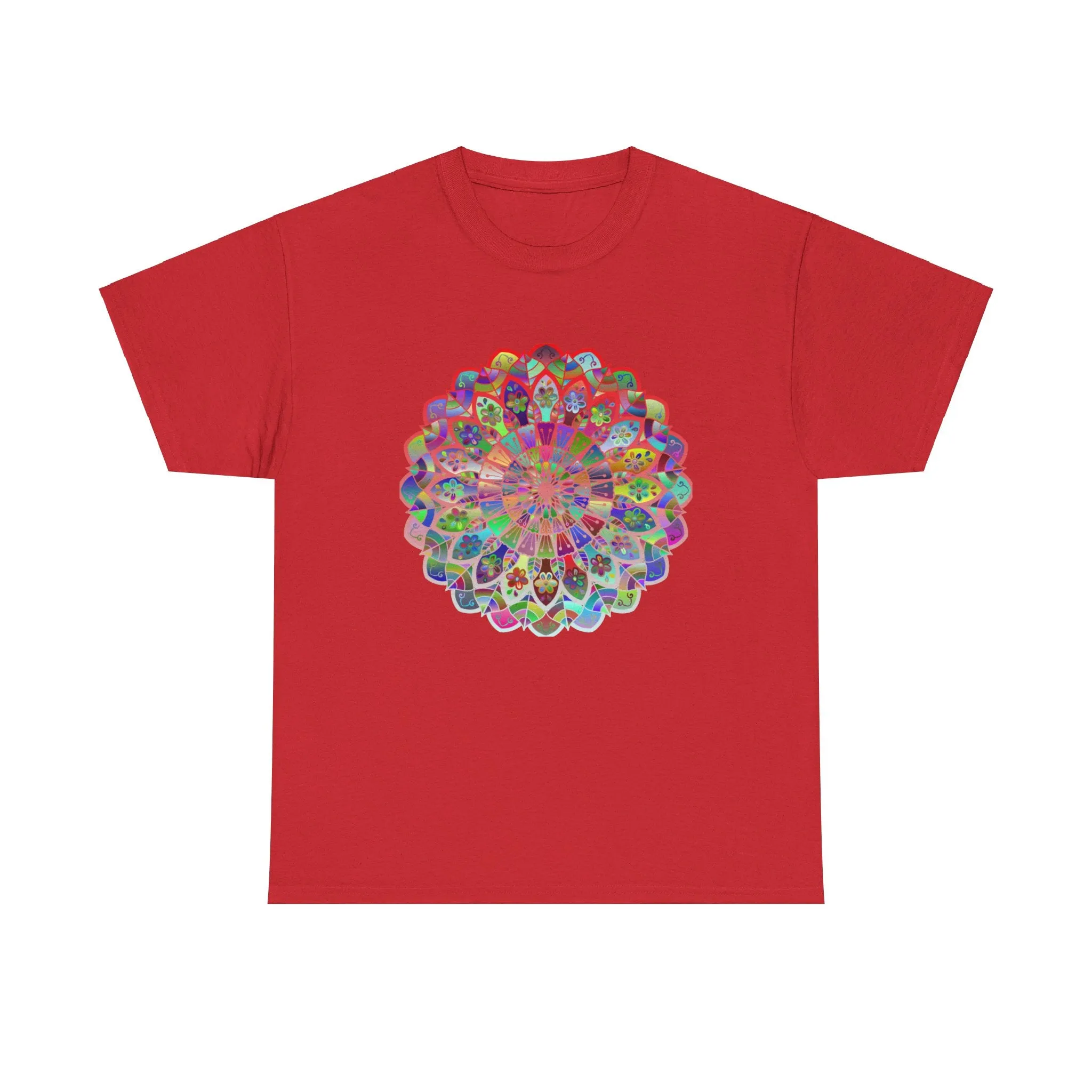 Mandala Art Yoga Mindfulness Tee - Unisex Cotton
