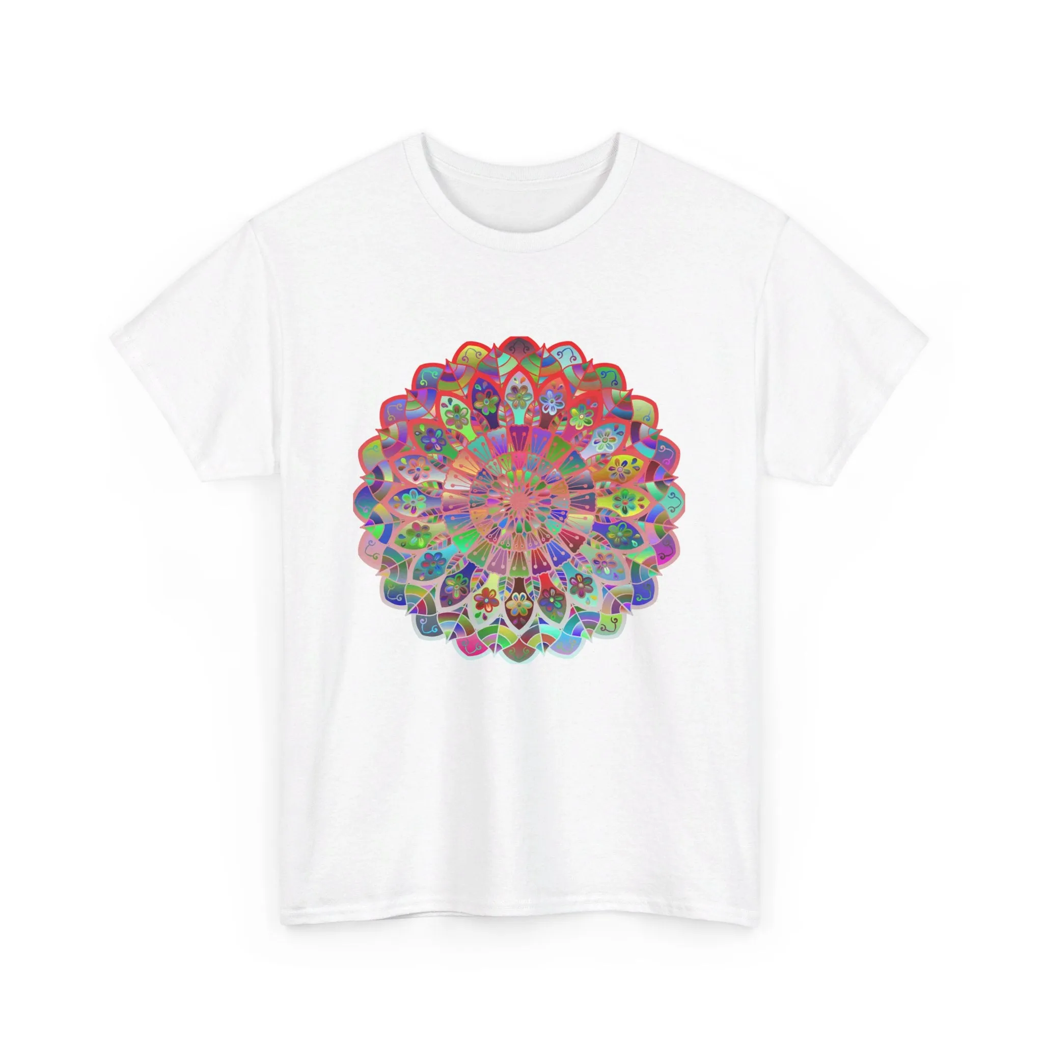 Mandala Art Yoga Mindfulness Tee - Unisex Cotton