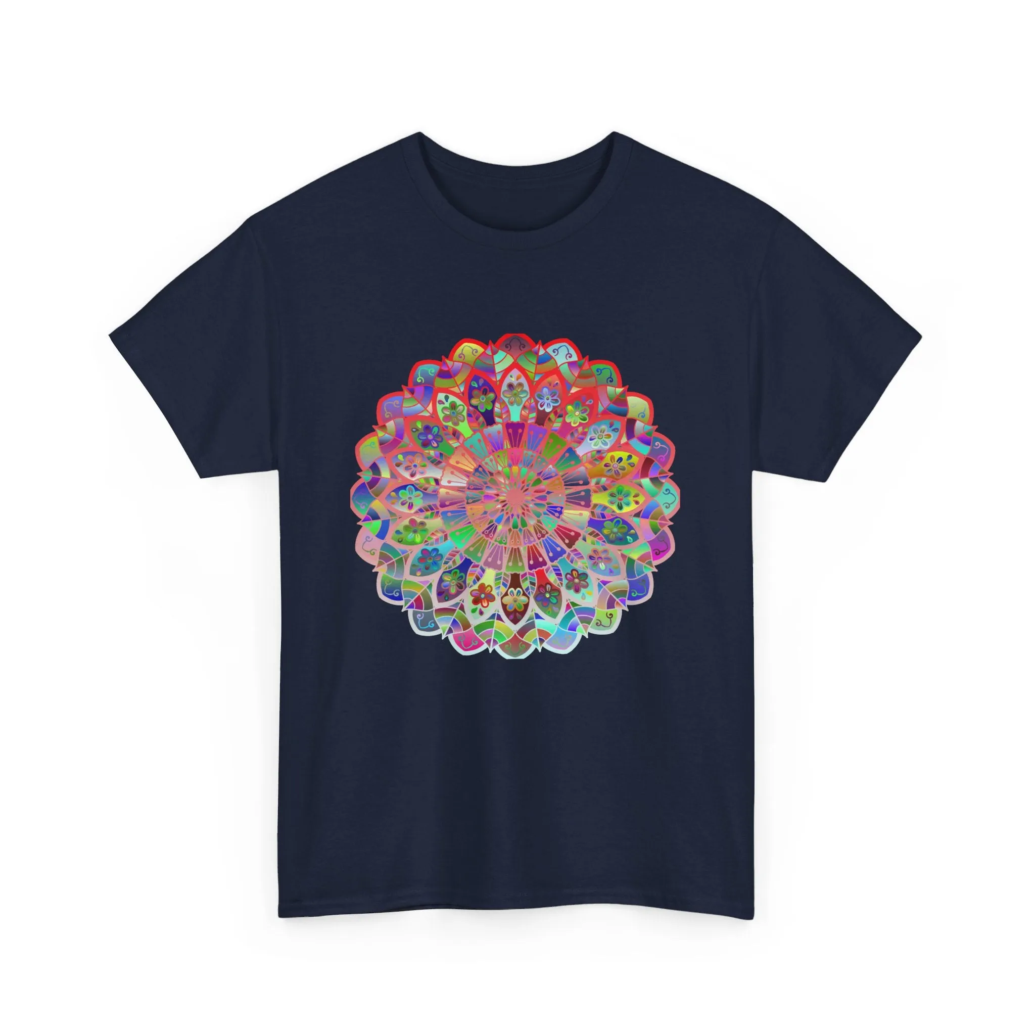 Mandala Art Yoga Mindfulness Tee - Unisex Cotton