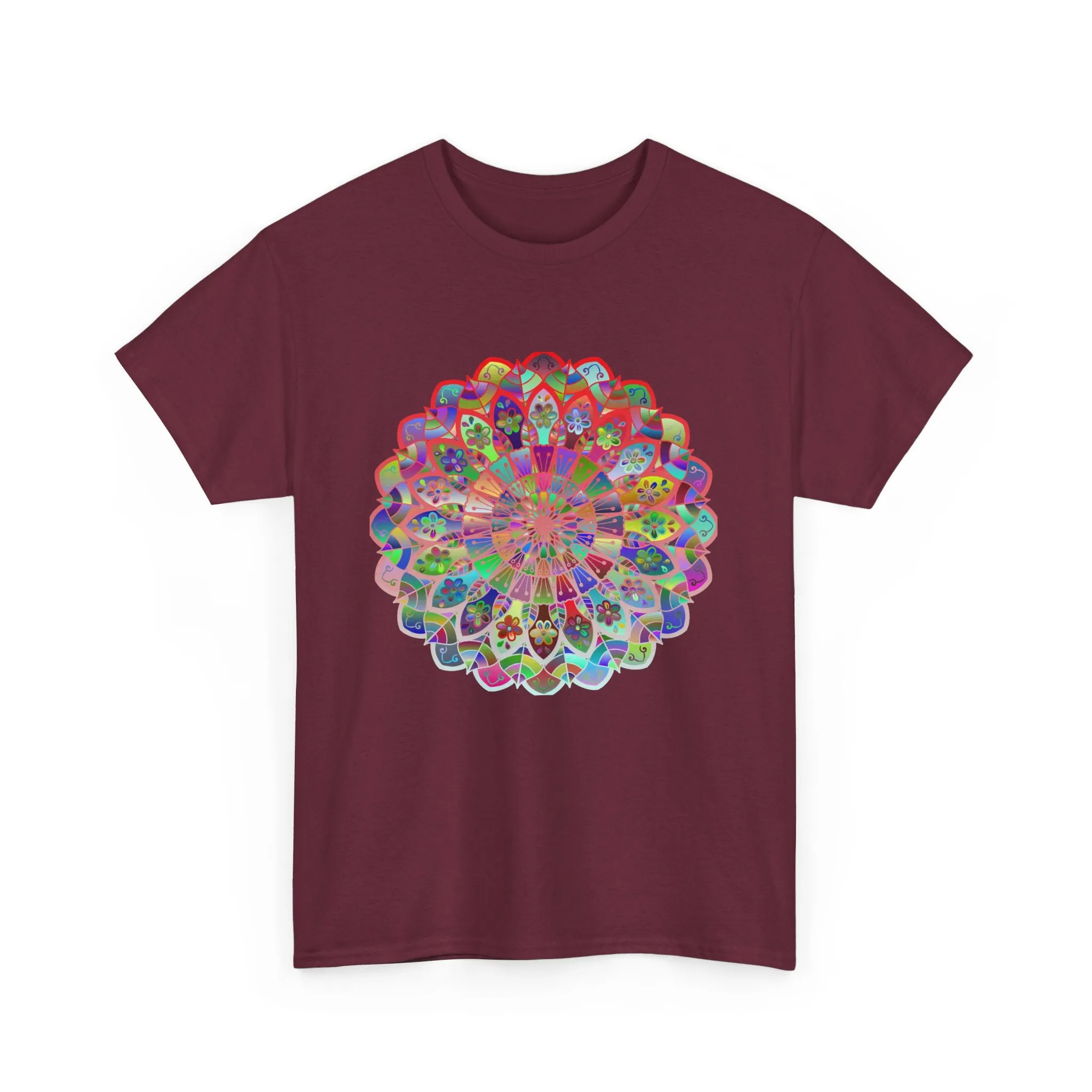 Mandala Art Yoga Mindfulness Tee - Unisex Cotton