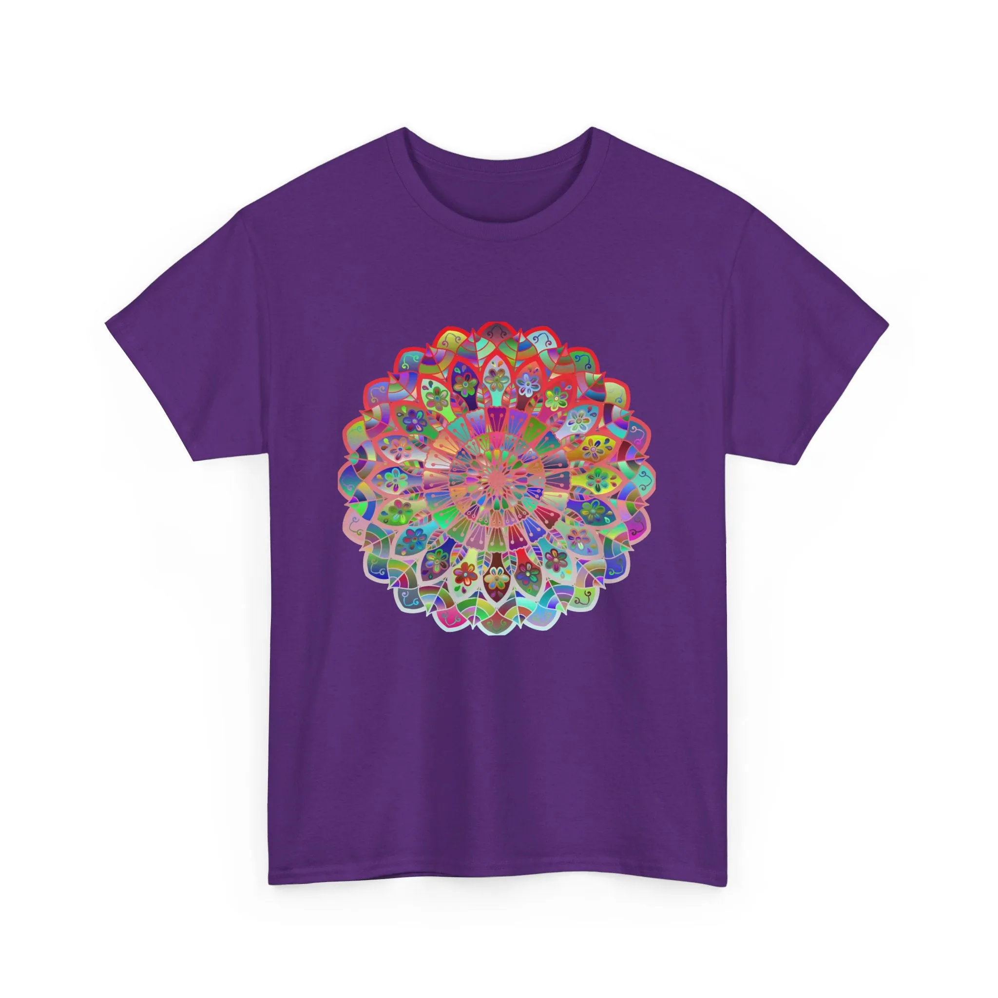 Mandala Art Yoga Mindfulness Tee - Unisex Cotton