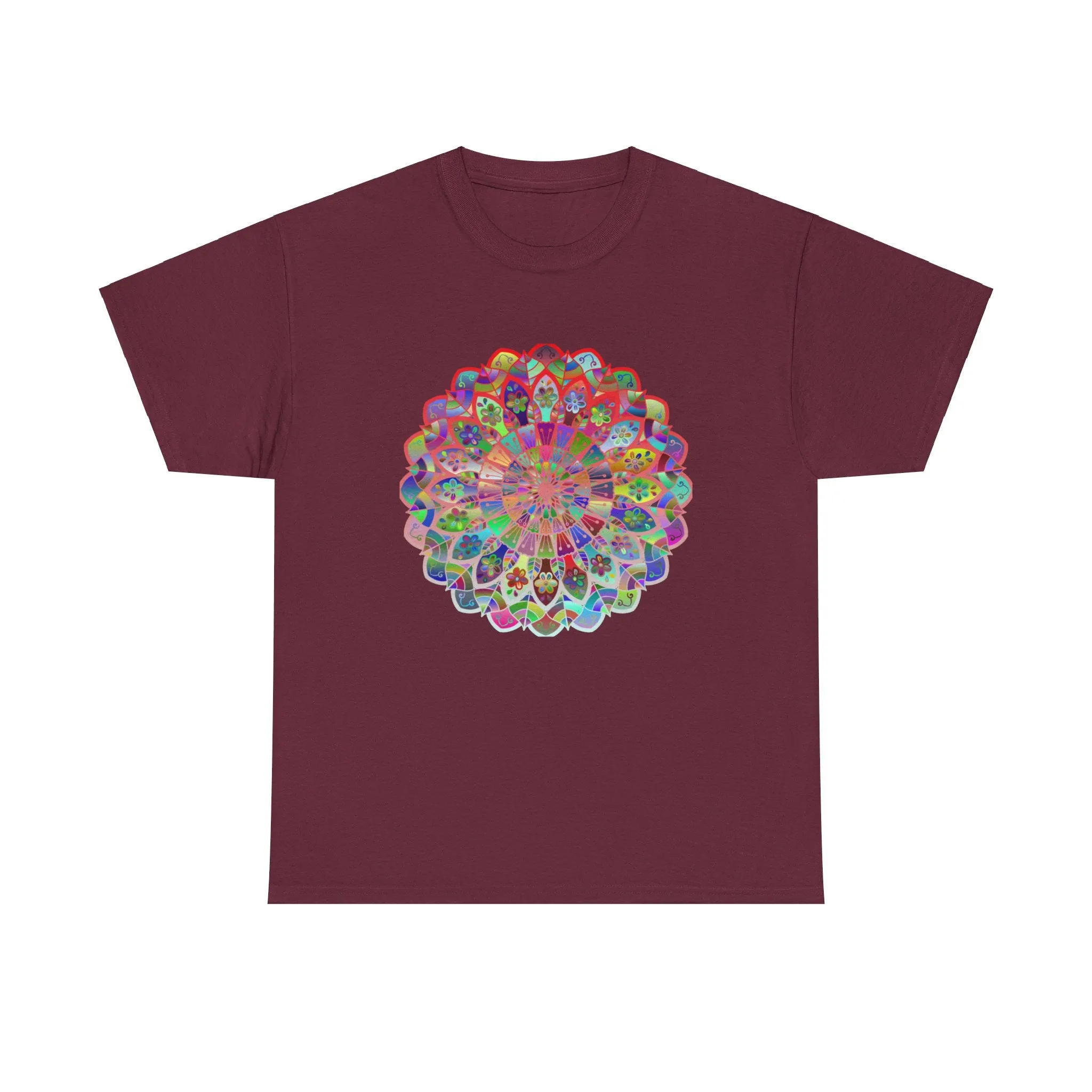 Mandala Art Yoga Mindfulness Tee - Unisex Cotton